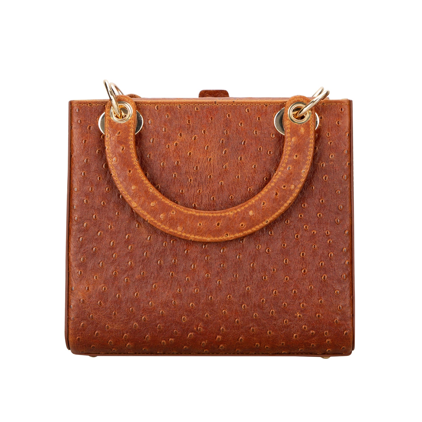 Mila Lady Top Handle | Gold Croc