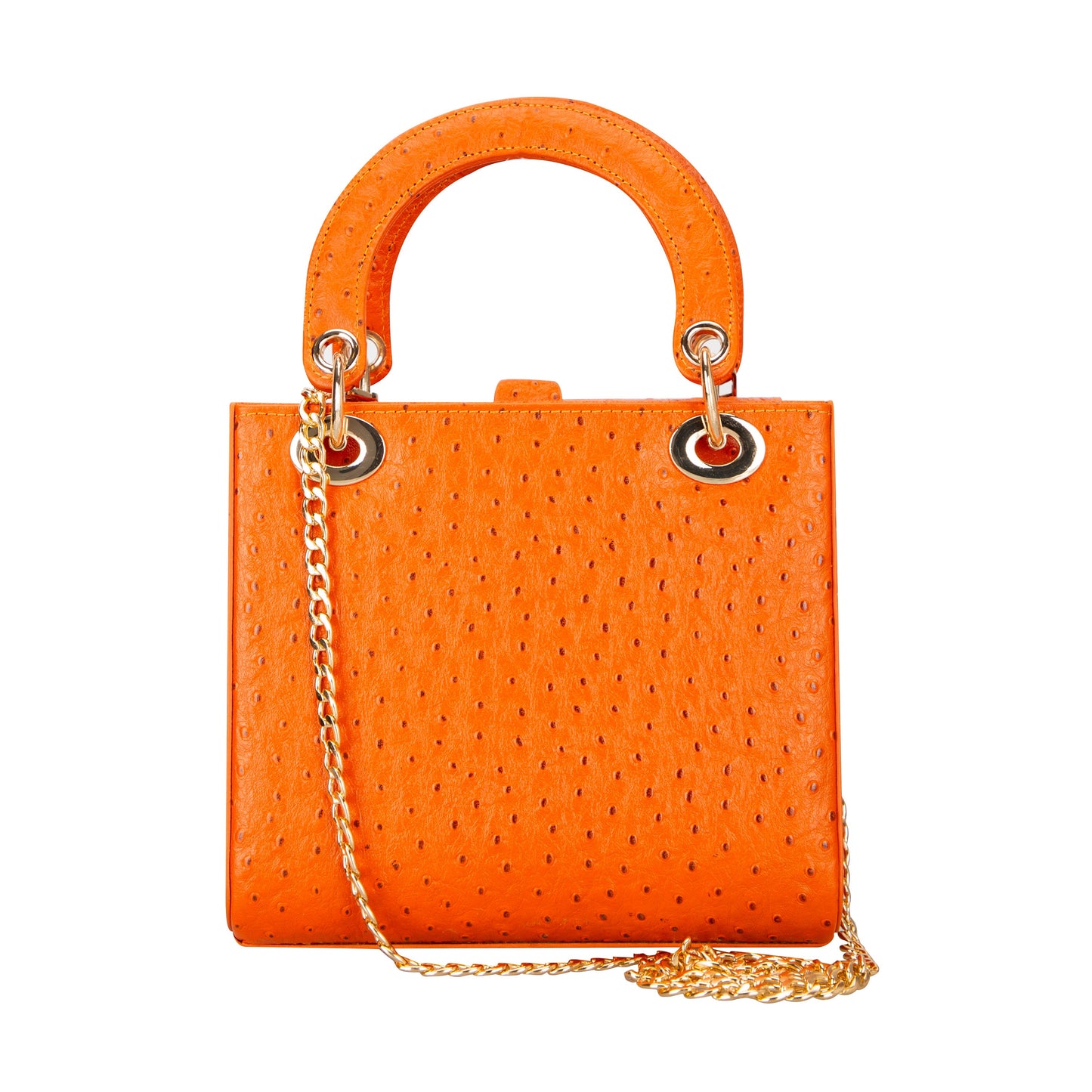 Mila Lady Top Handle | Cobalt Blue Ostrich