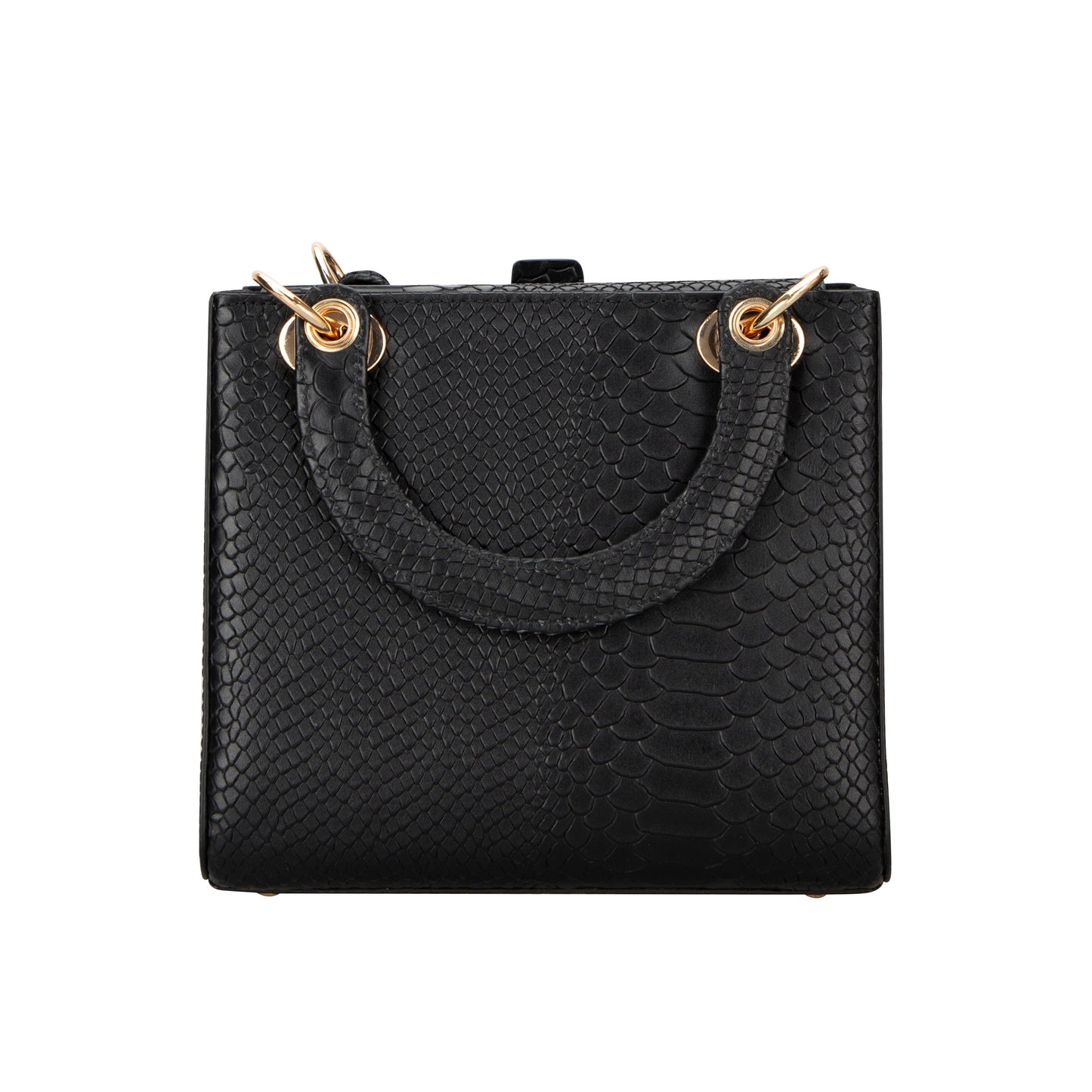 Mila Lady Top Handle | Cobalt Blue Ostrich