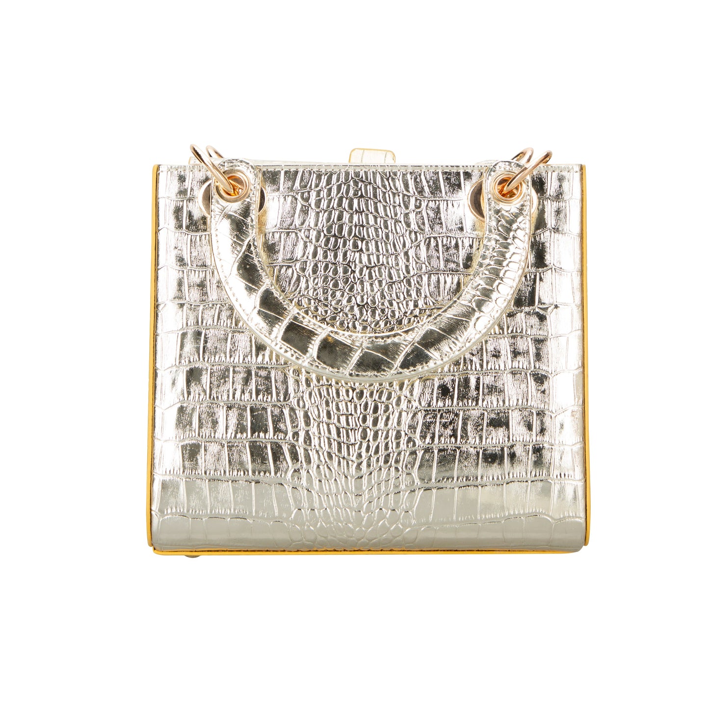 Mila Lady Top Handle | Black Snake Pattern