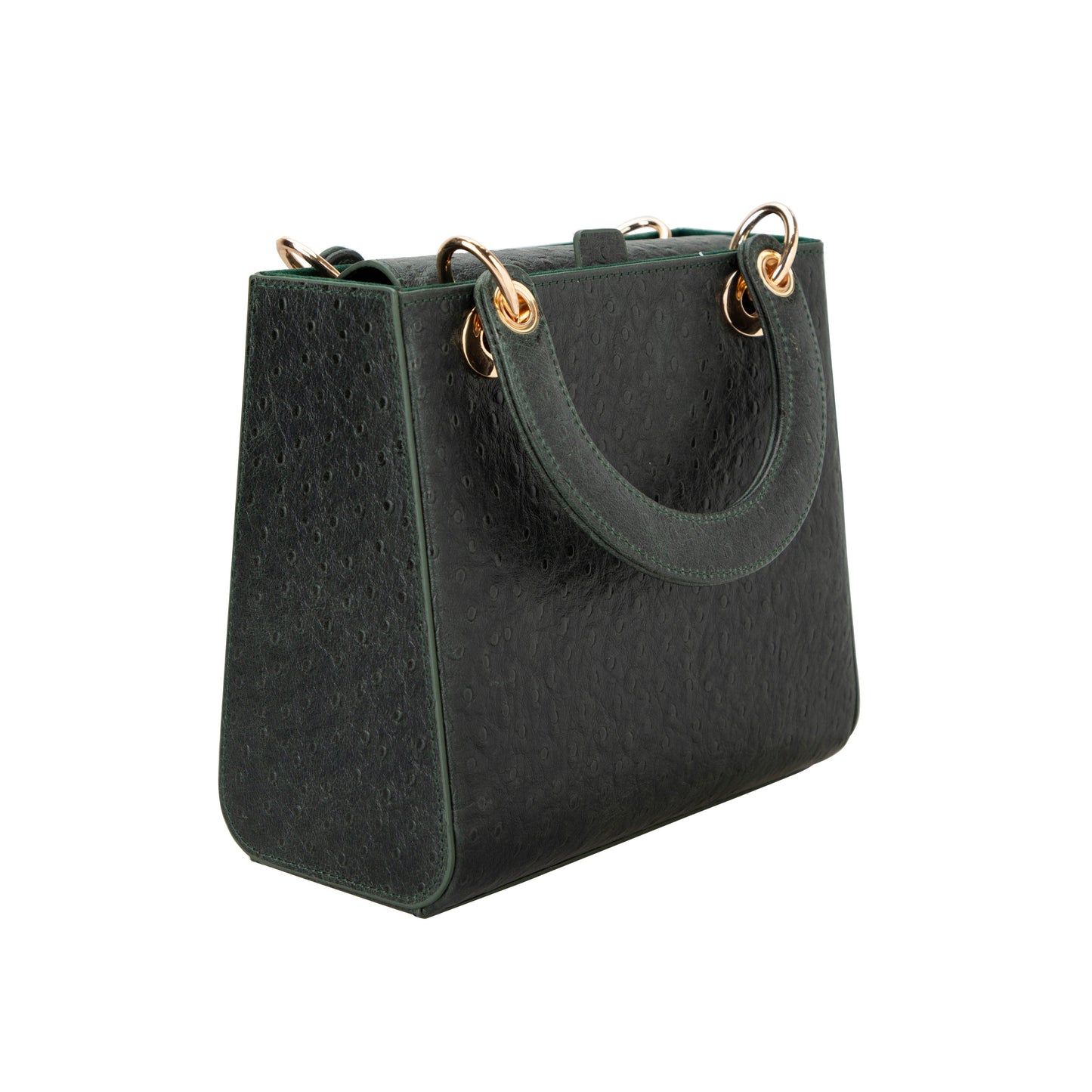 Mila Lady Top Handle | Cobalt Blue Ostrich
