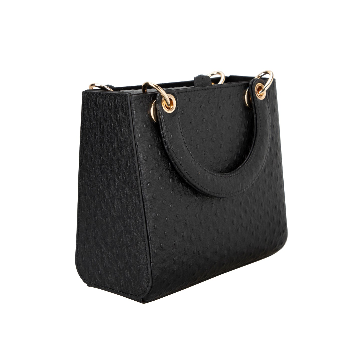 Mila Lady Top Handle | Cobalt Blue Ostrich