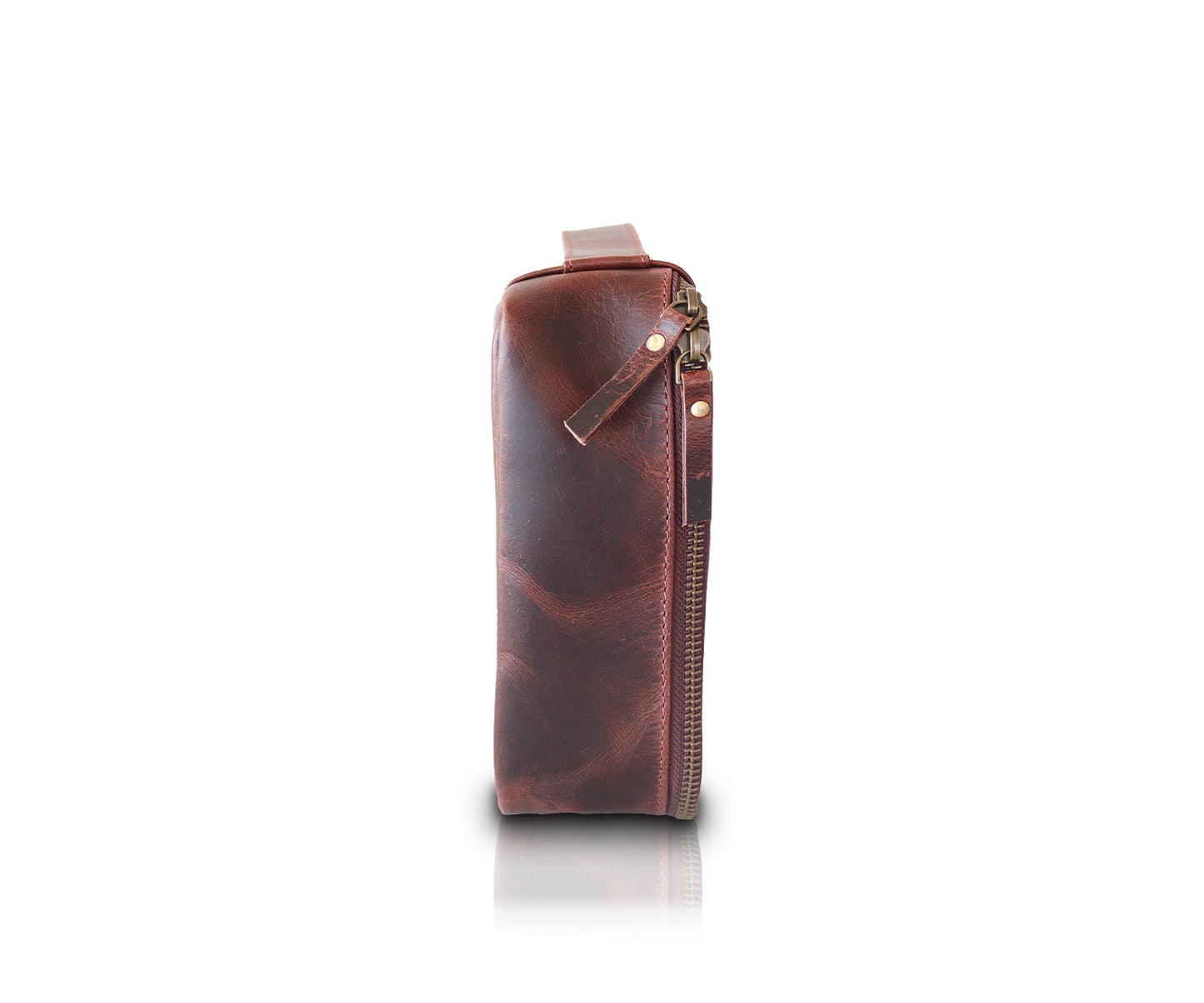 Leather Travel Makeup Bag | LB