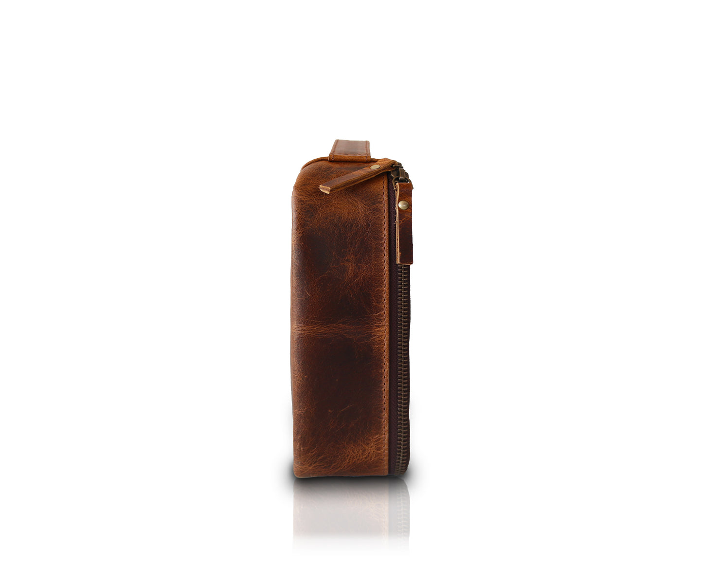 Leather Travel Makeup Bag | LB