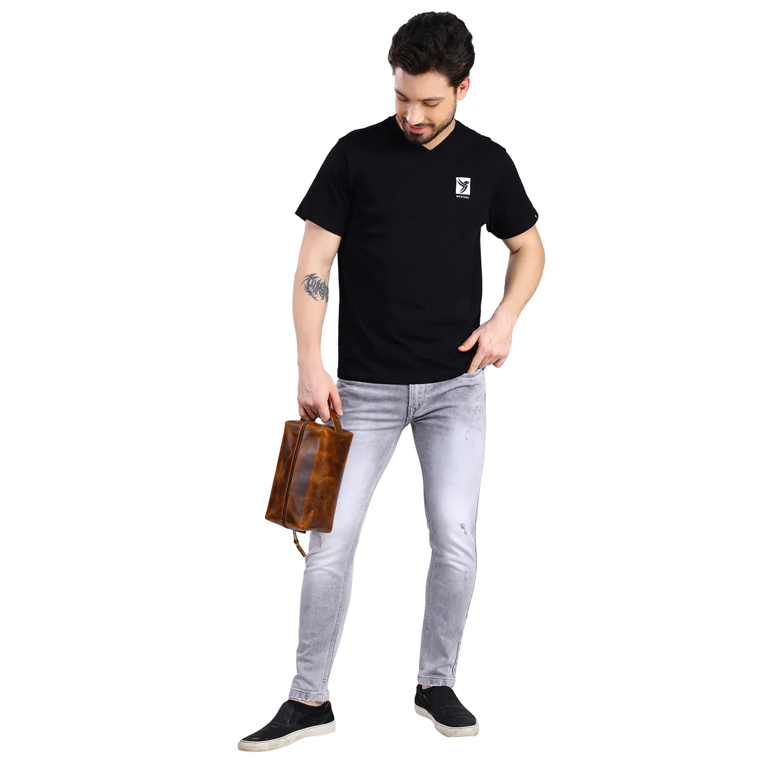 Mens Leather Toiletry Bag | AB