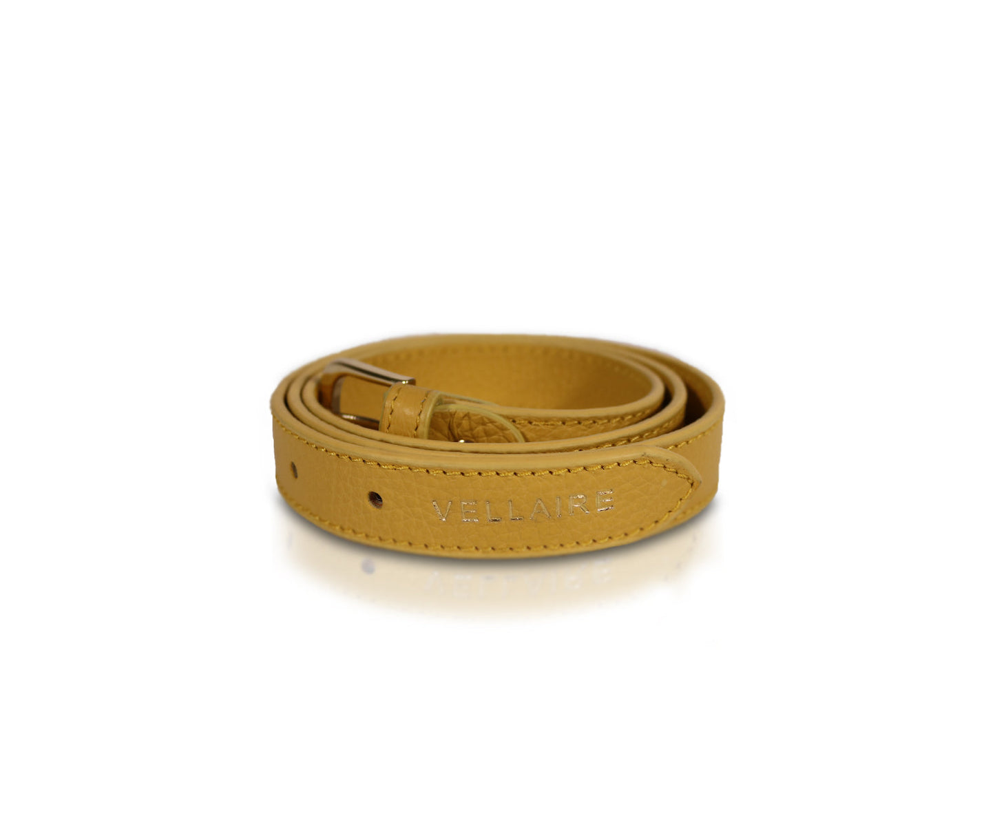 Leather Women Belt - White