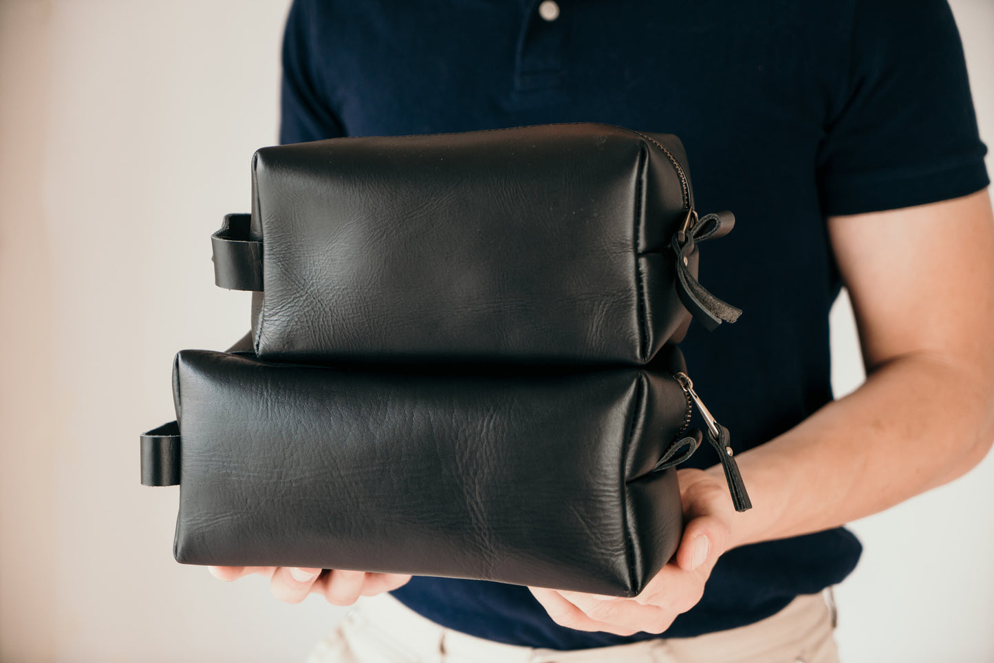 Mens Leather Toiletry Bag | AB