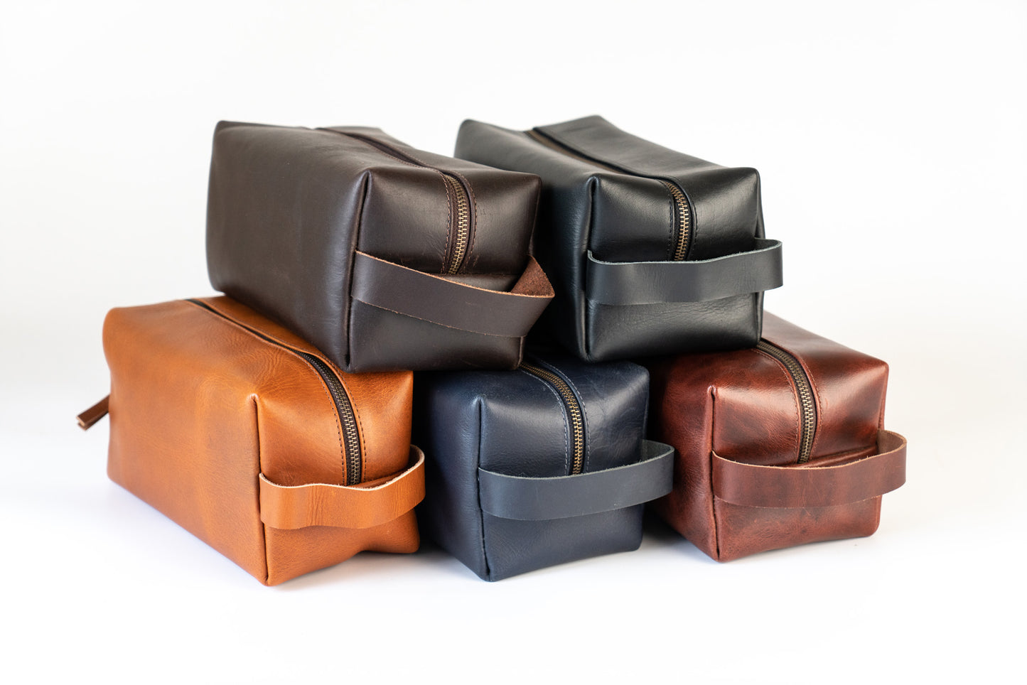 Mens Leather Toiletry Bag | AB