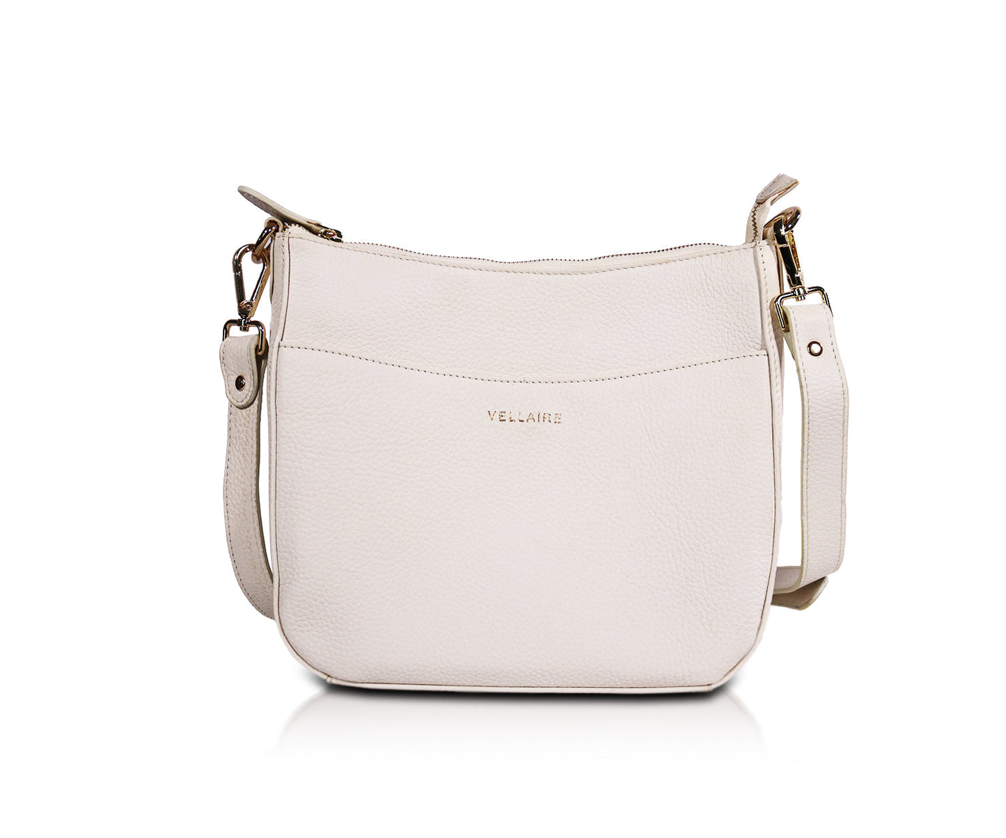 Leather Chaise Bag - White