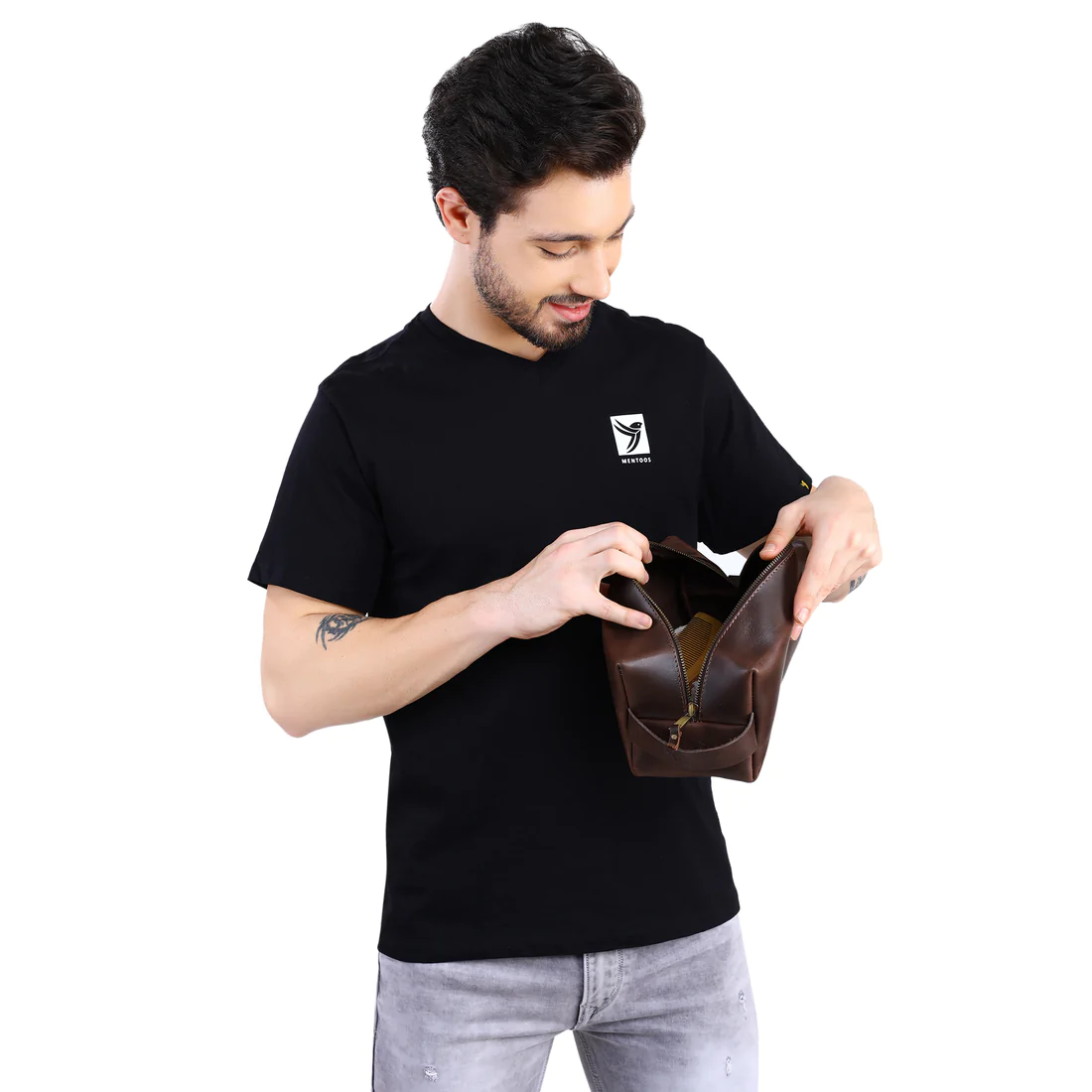 Mens Leather Toiletry Bag | AB