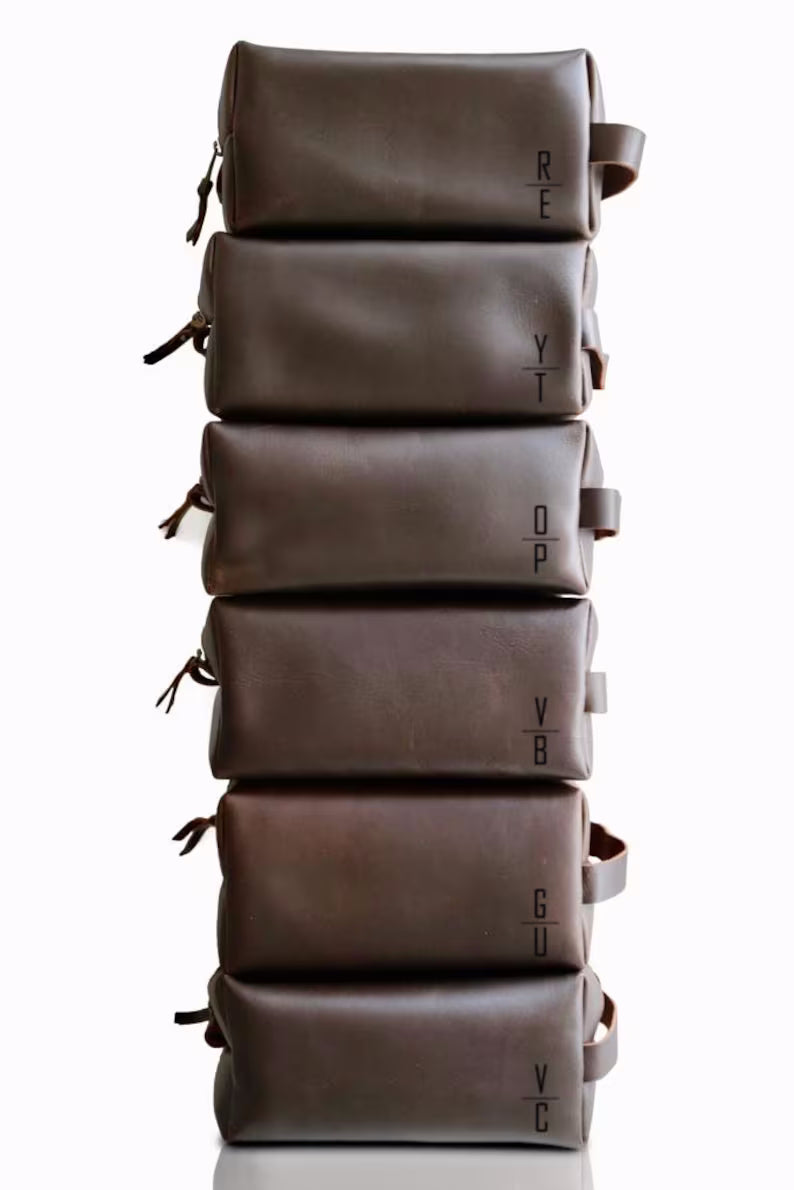 Mens Leather Toiletry Bag | AB