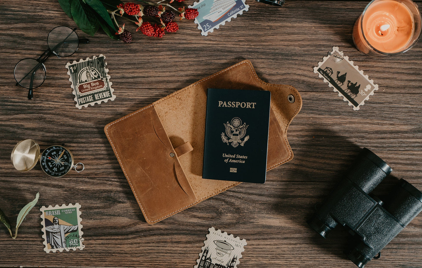 Passport Cover - Black