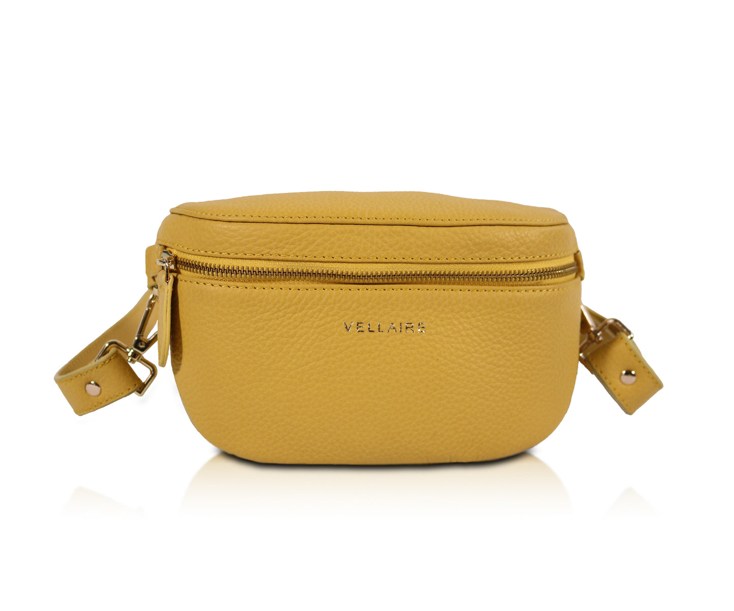 Leather Fanny Pack | Mustard