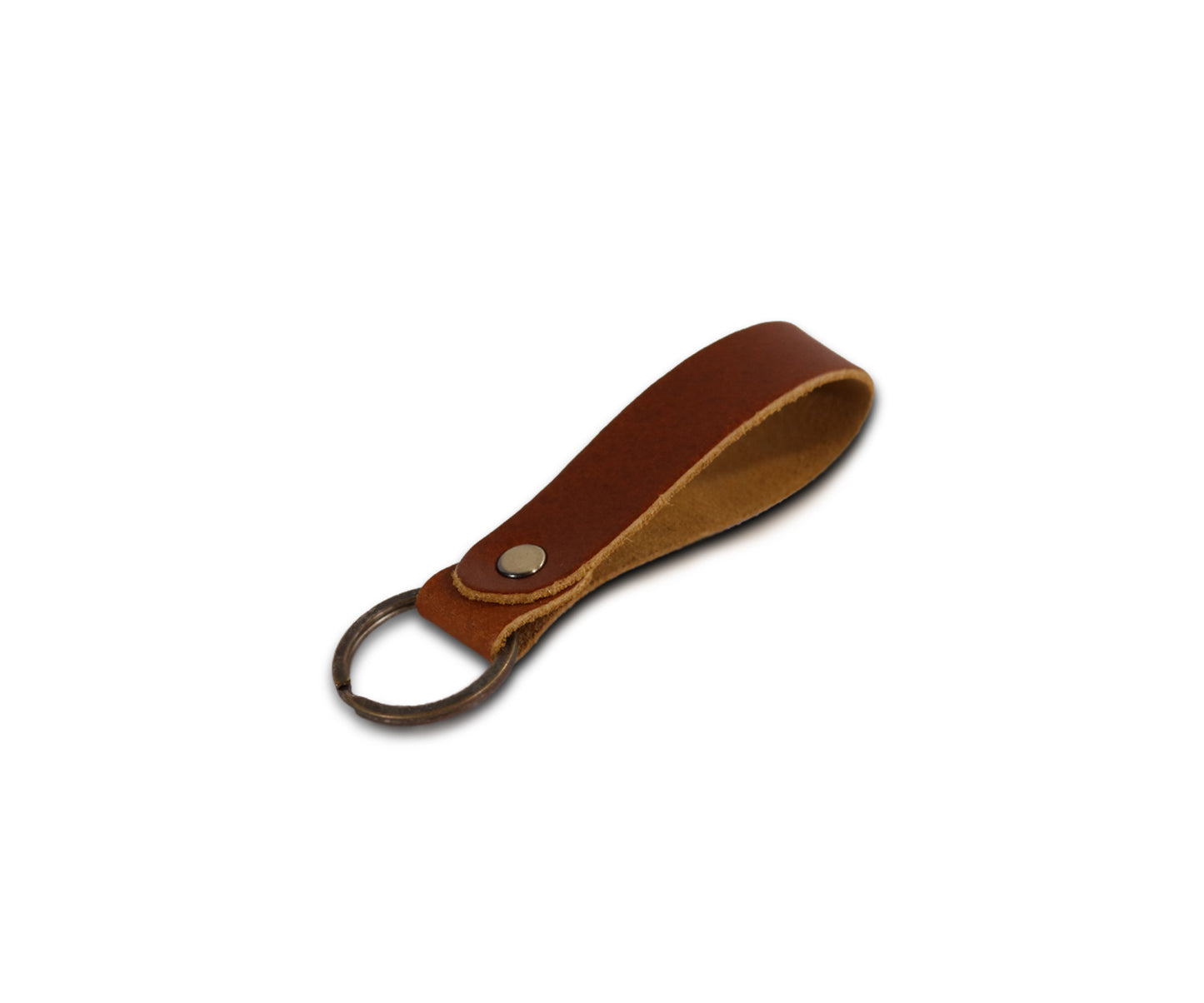 Leather Keychain - Black