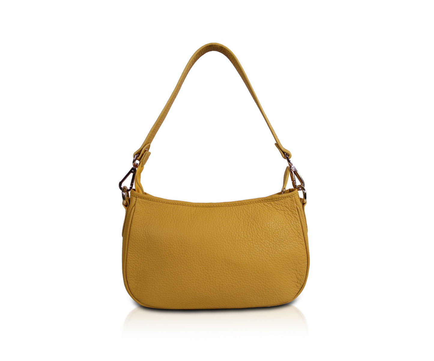 Leather Shoulder Bag - Coffee
