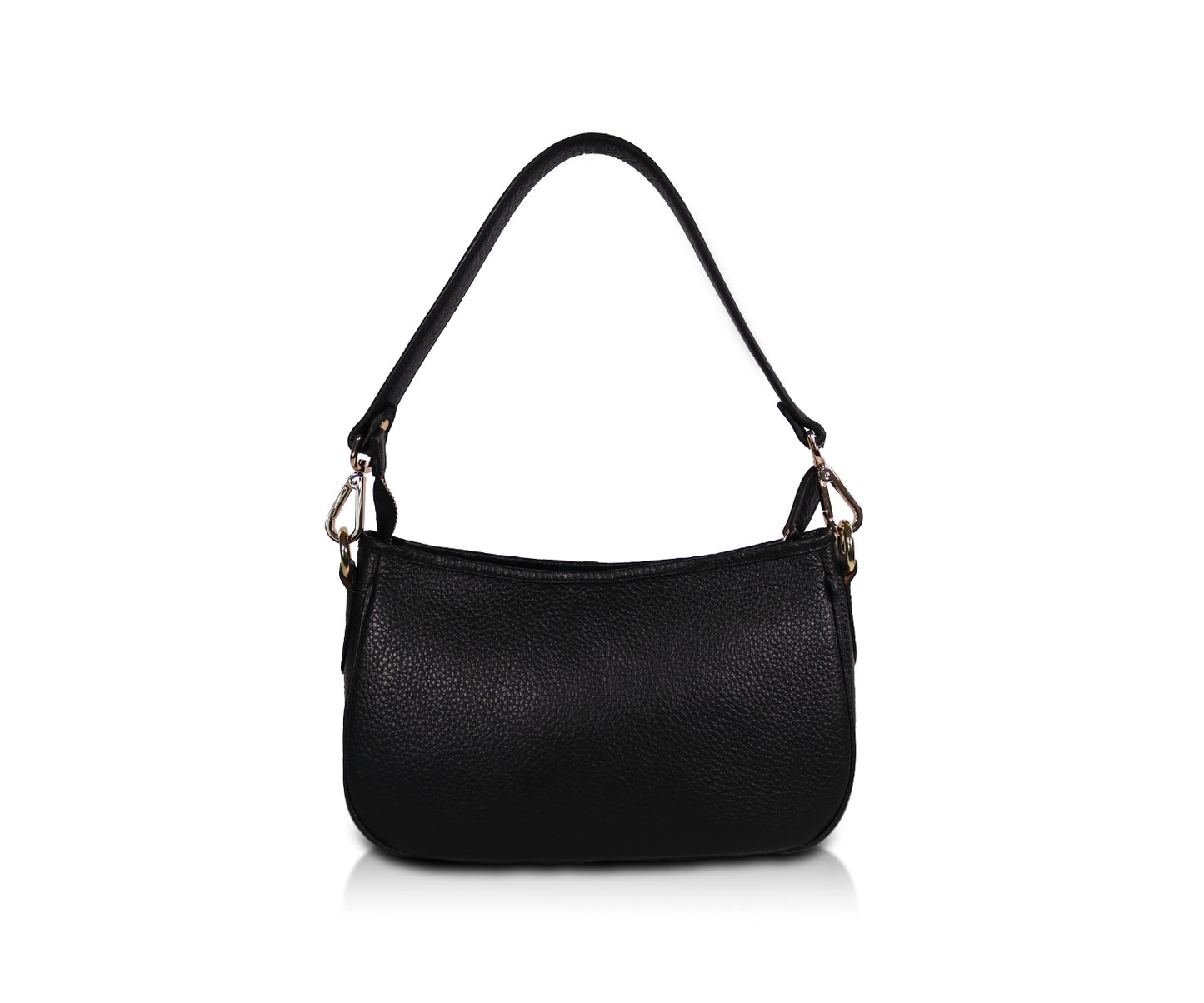Leather Shoulder Bag - Coffee