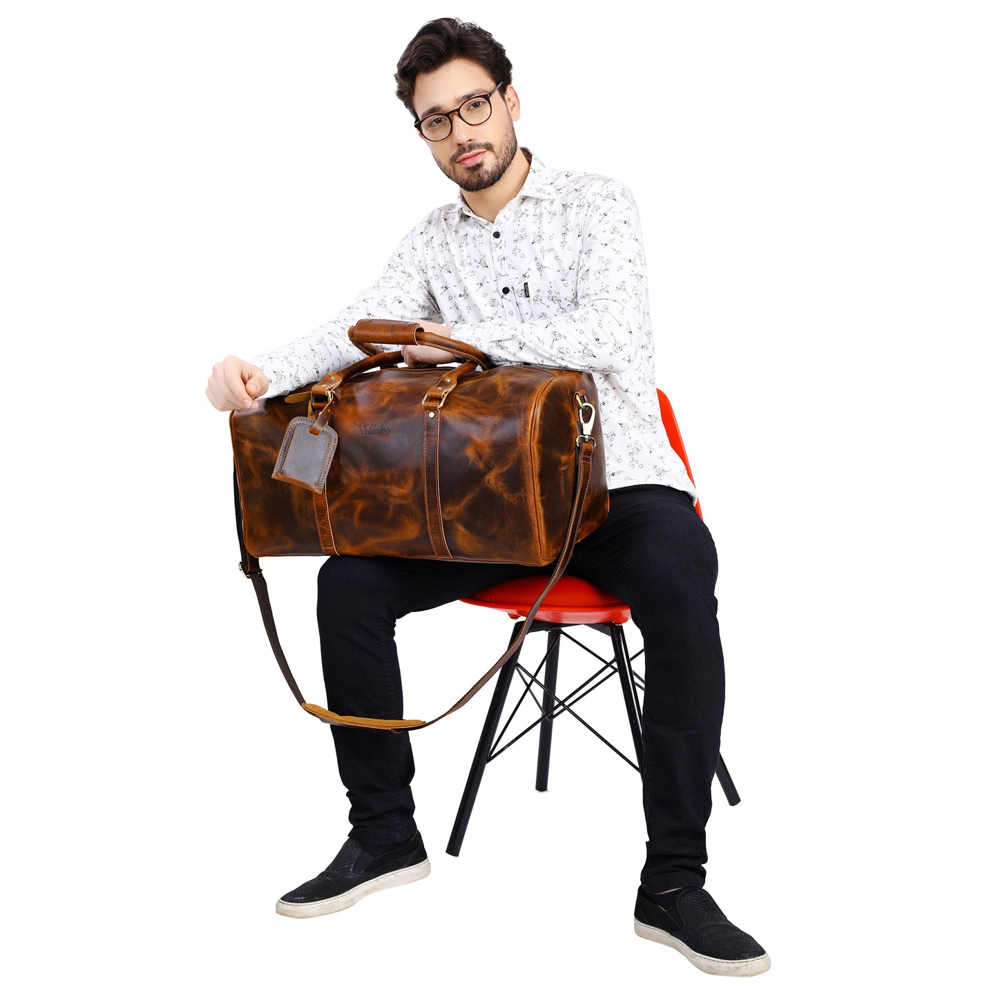 Leather Duffle Bag X-Large | LB