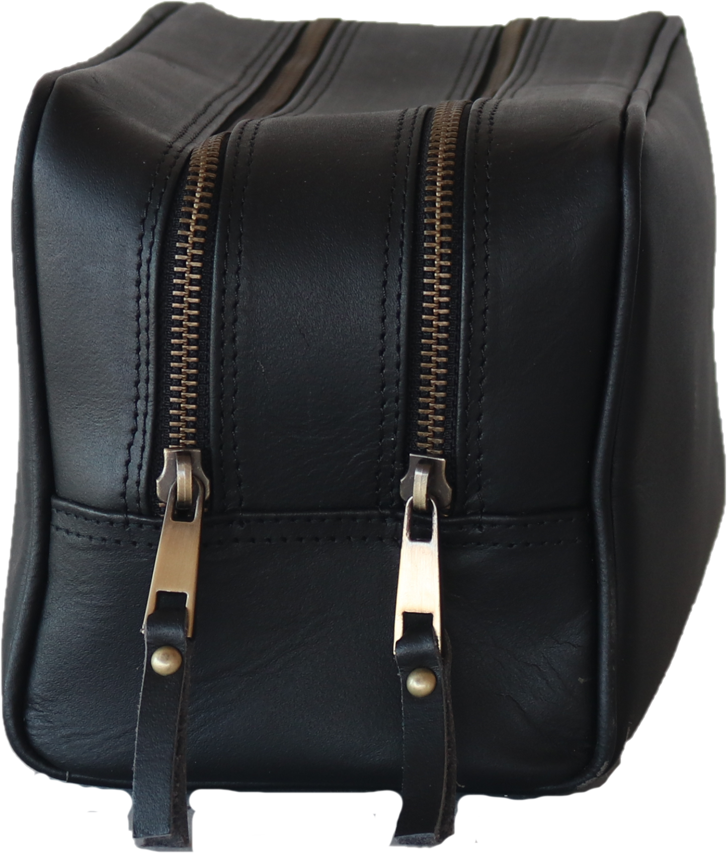 Leather Double Section Toiletry Bag | DB