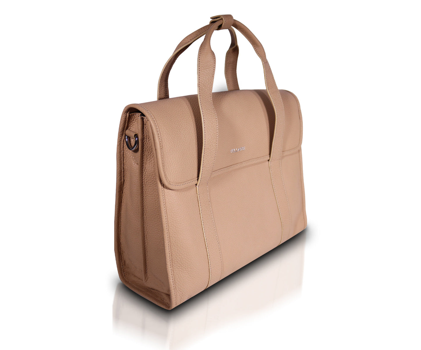 Timeless Leather Briefcase | Coffee