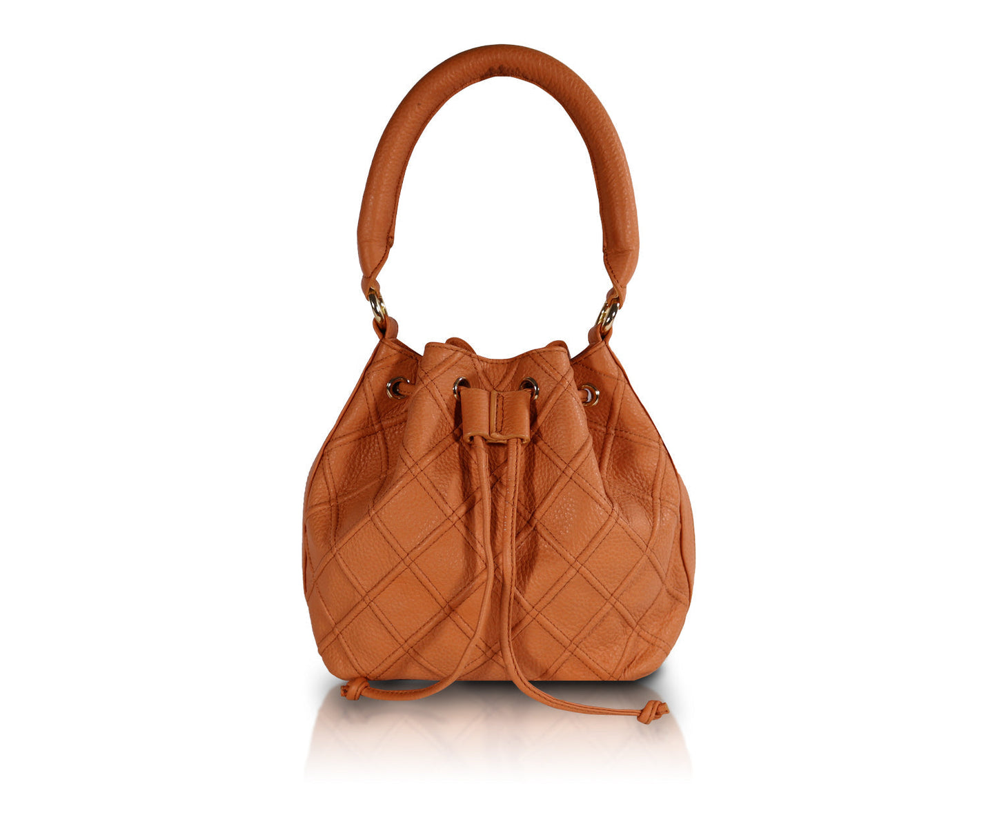 Shoulder Bucket Bag | Mustard