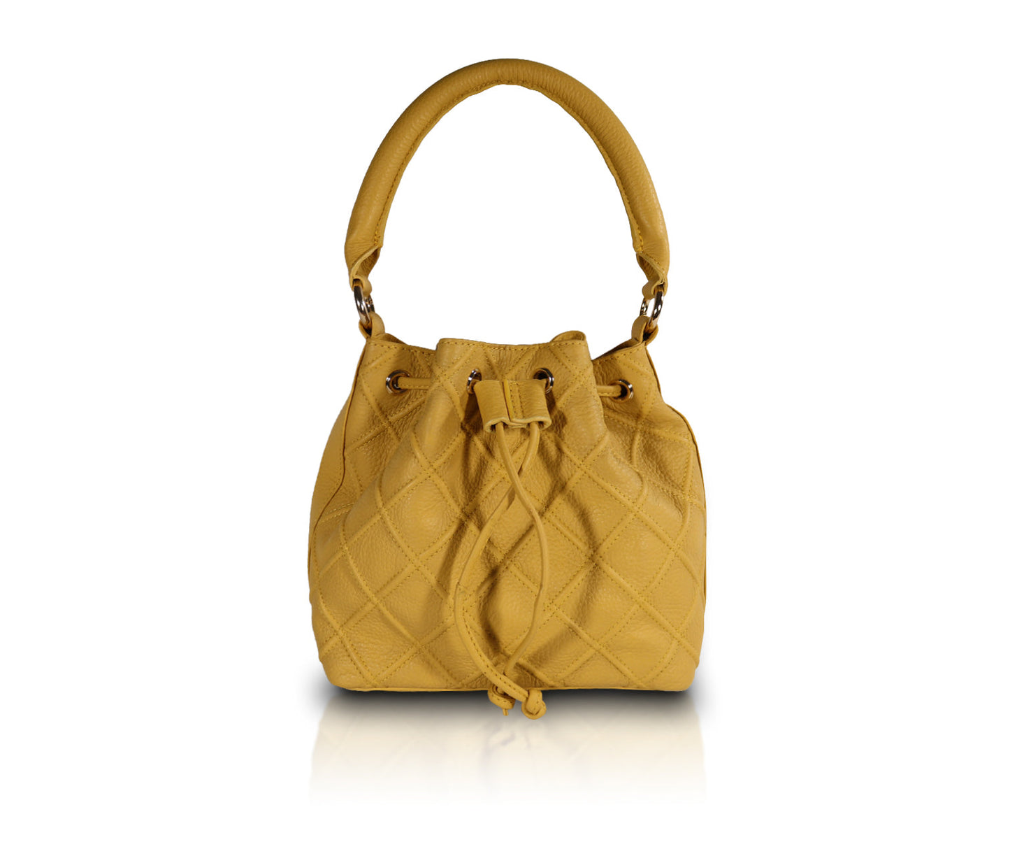 Shoulder Bucket Bag | Mustard