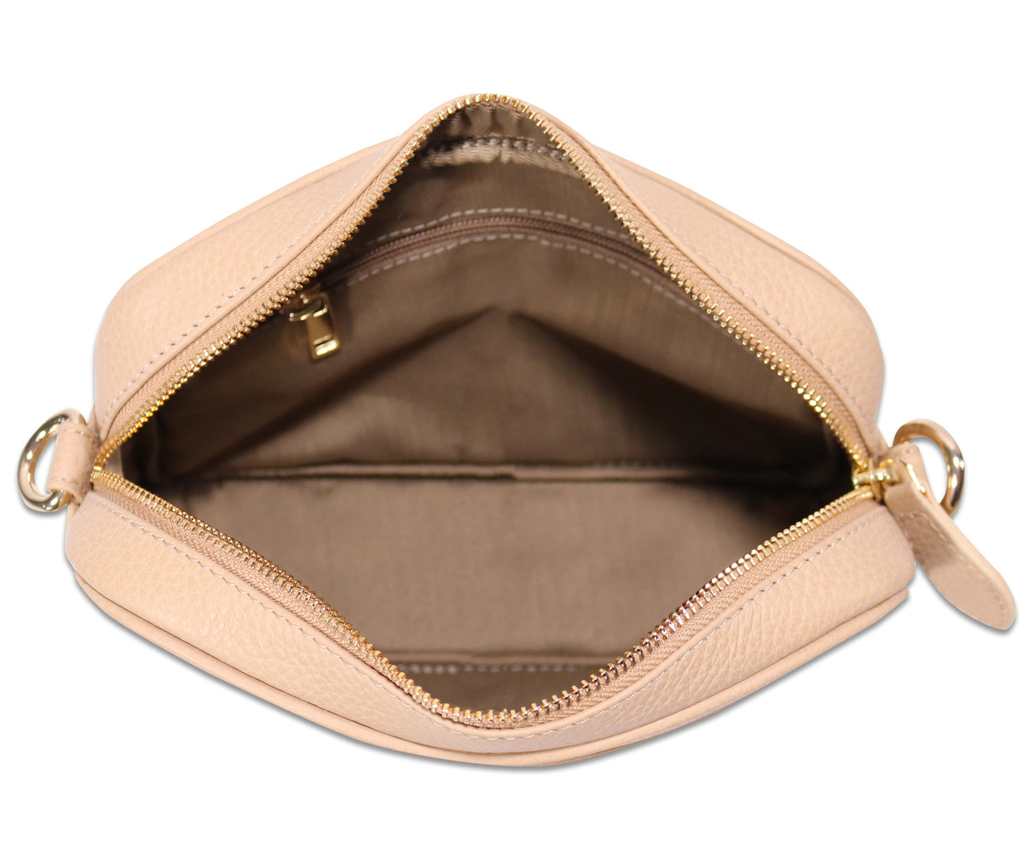 Leather Camera Bag - Coffee