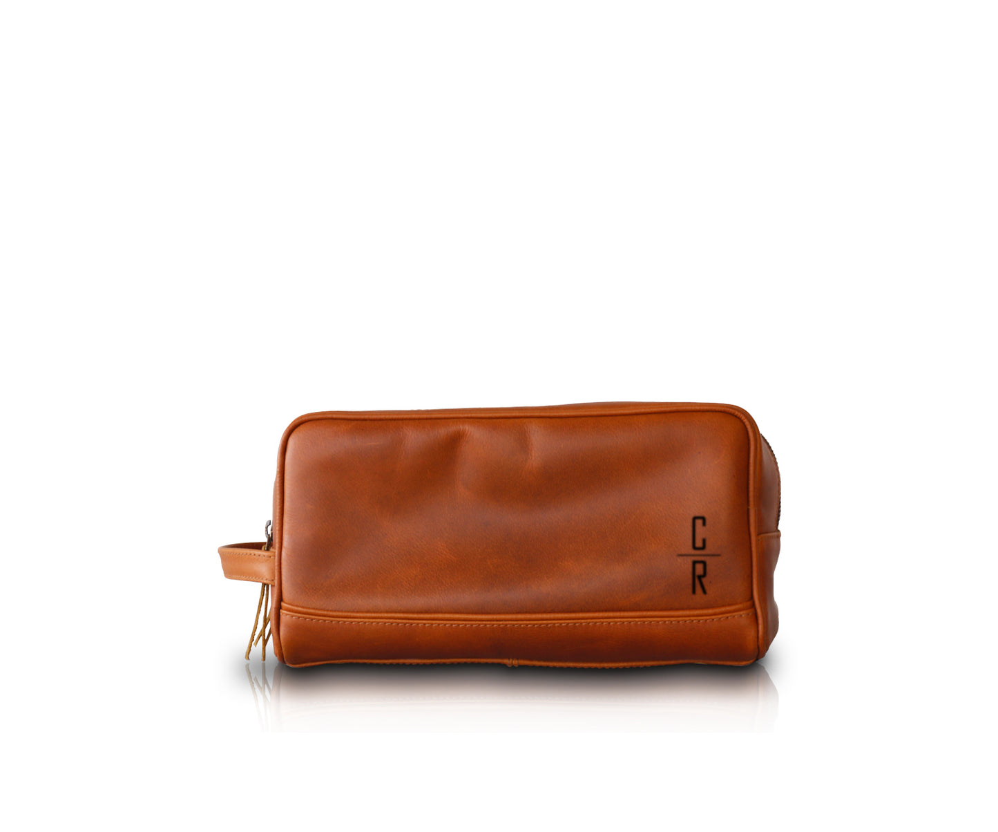 Leather Double Section Toiletry Bag | DB