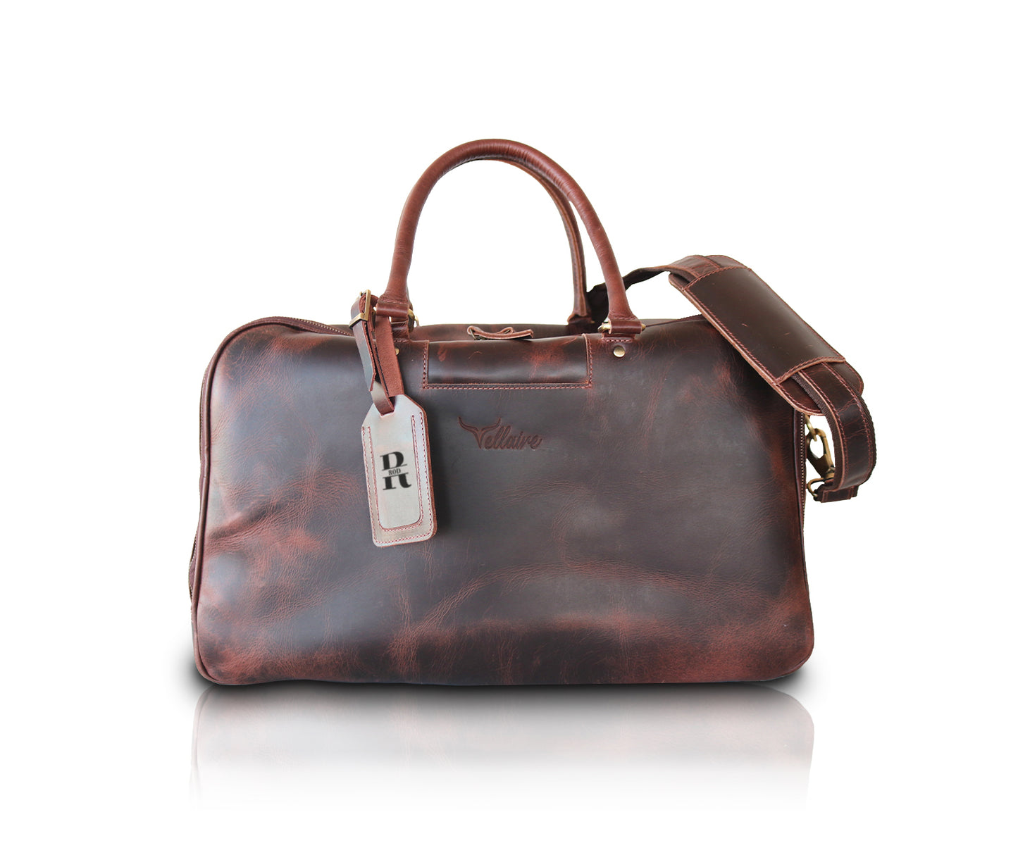 Leather Square Duffle Bag | LB