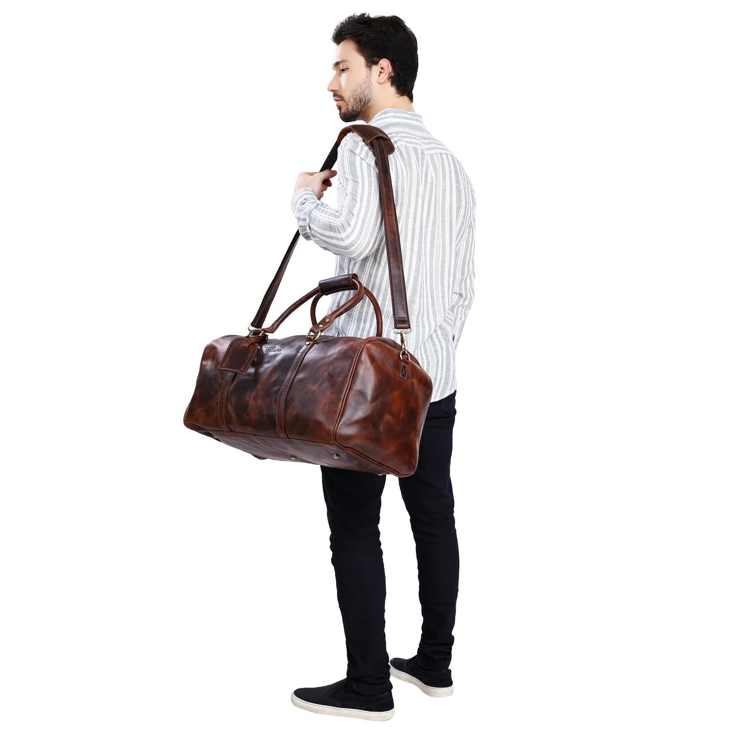 Leather Duffle Bag X-Large | LB