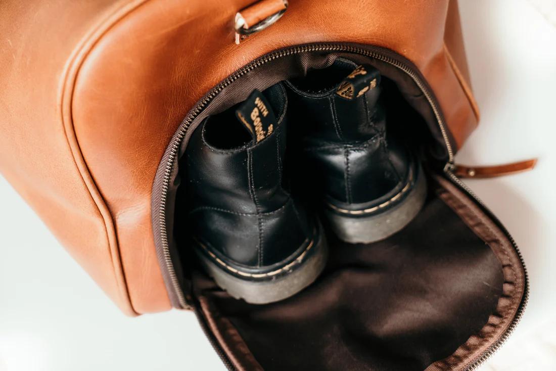 Leather Duffle Bag X-Large | B
