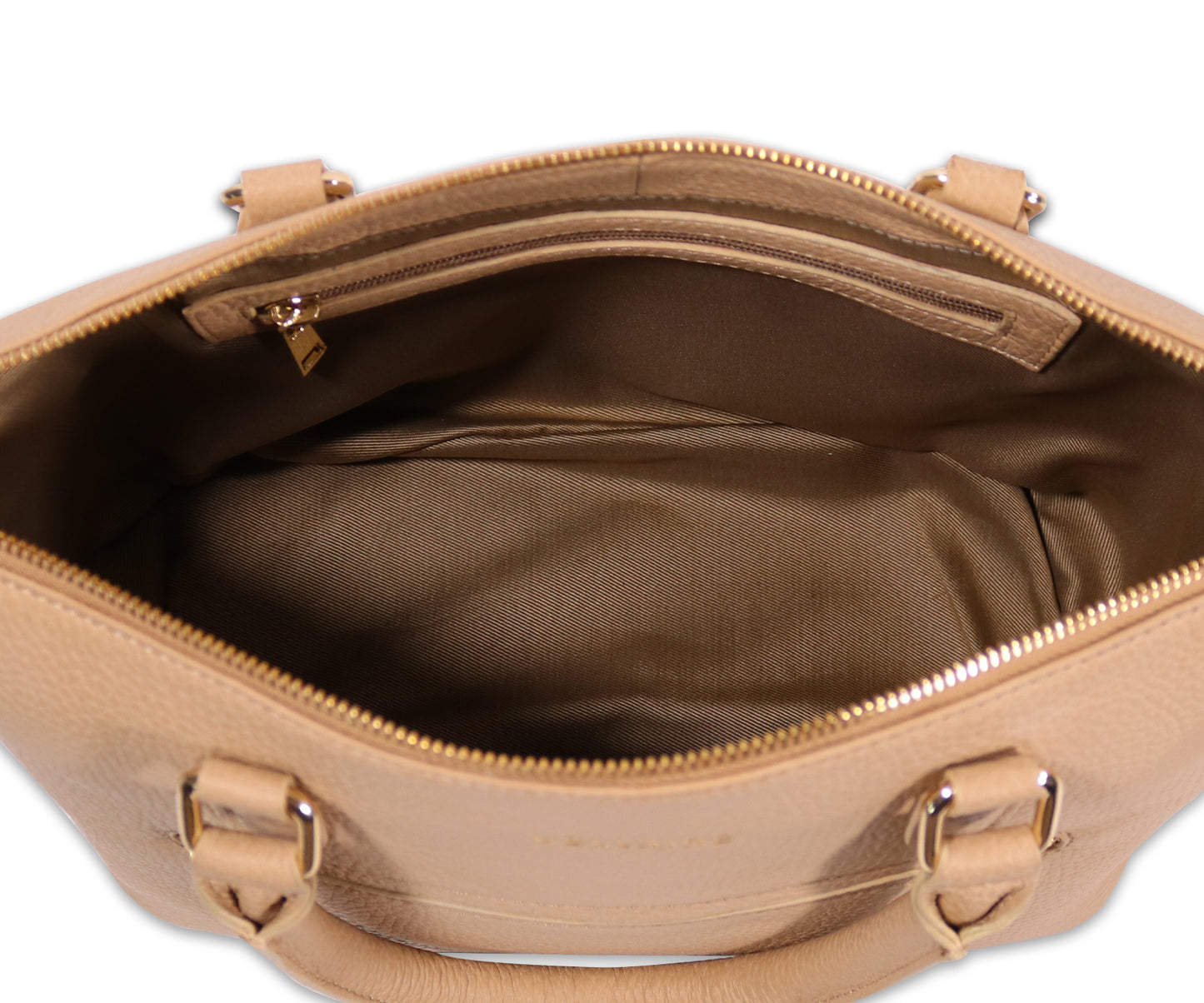 Leather Satchel Bag - Black
