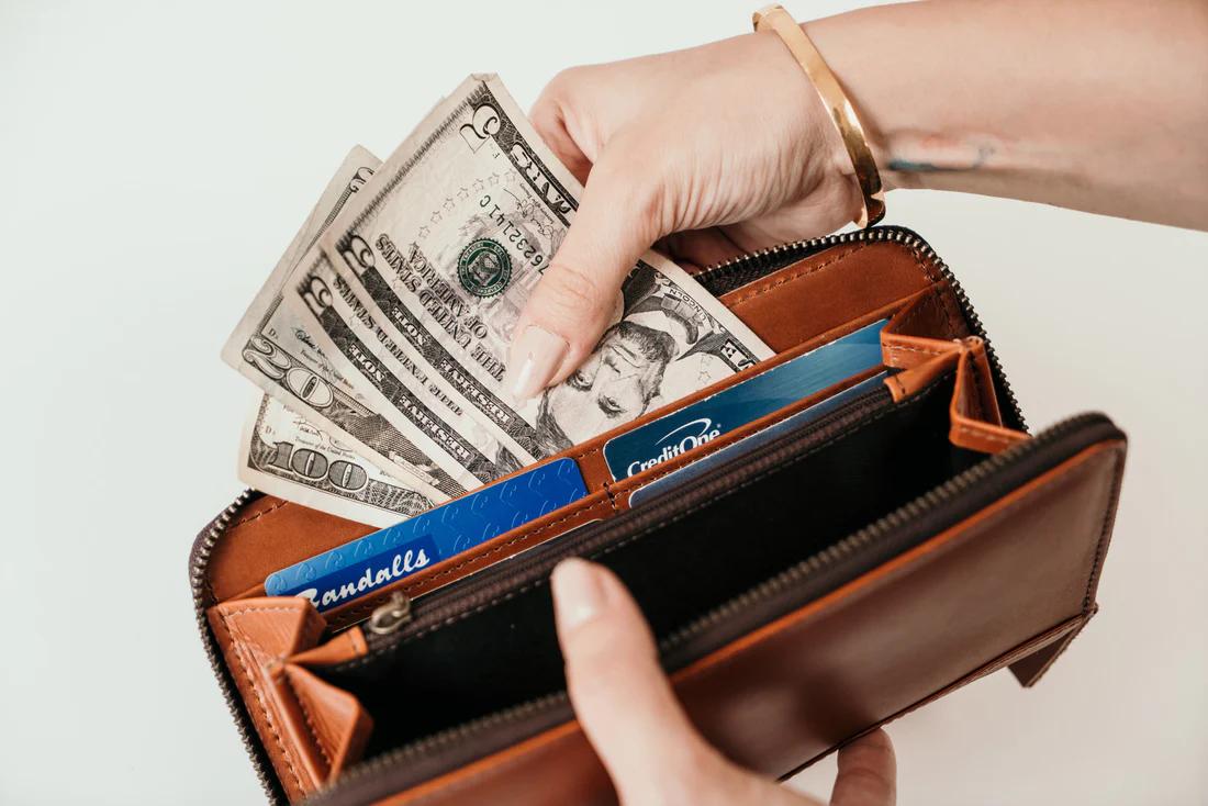 Leather Women Zipper Wallet | B