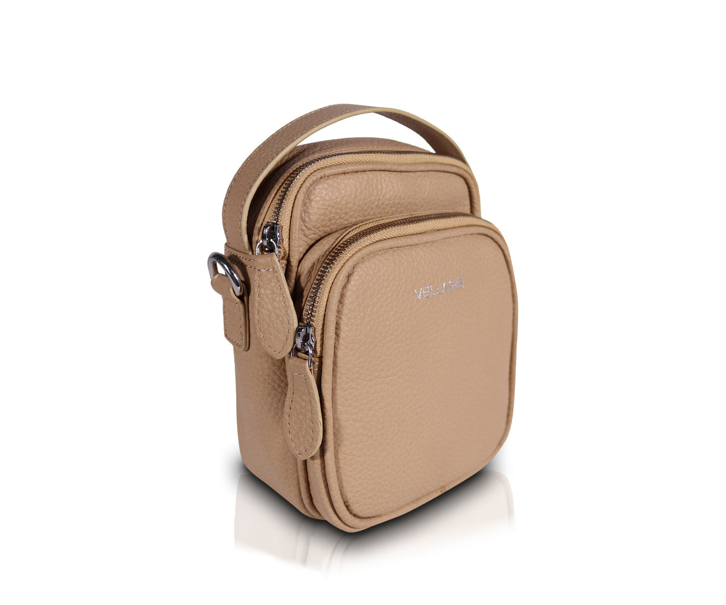 Leather Sling Bag | Cream