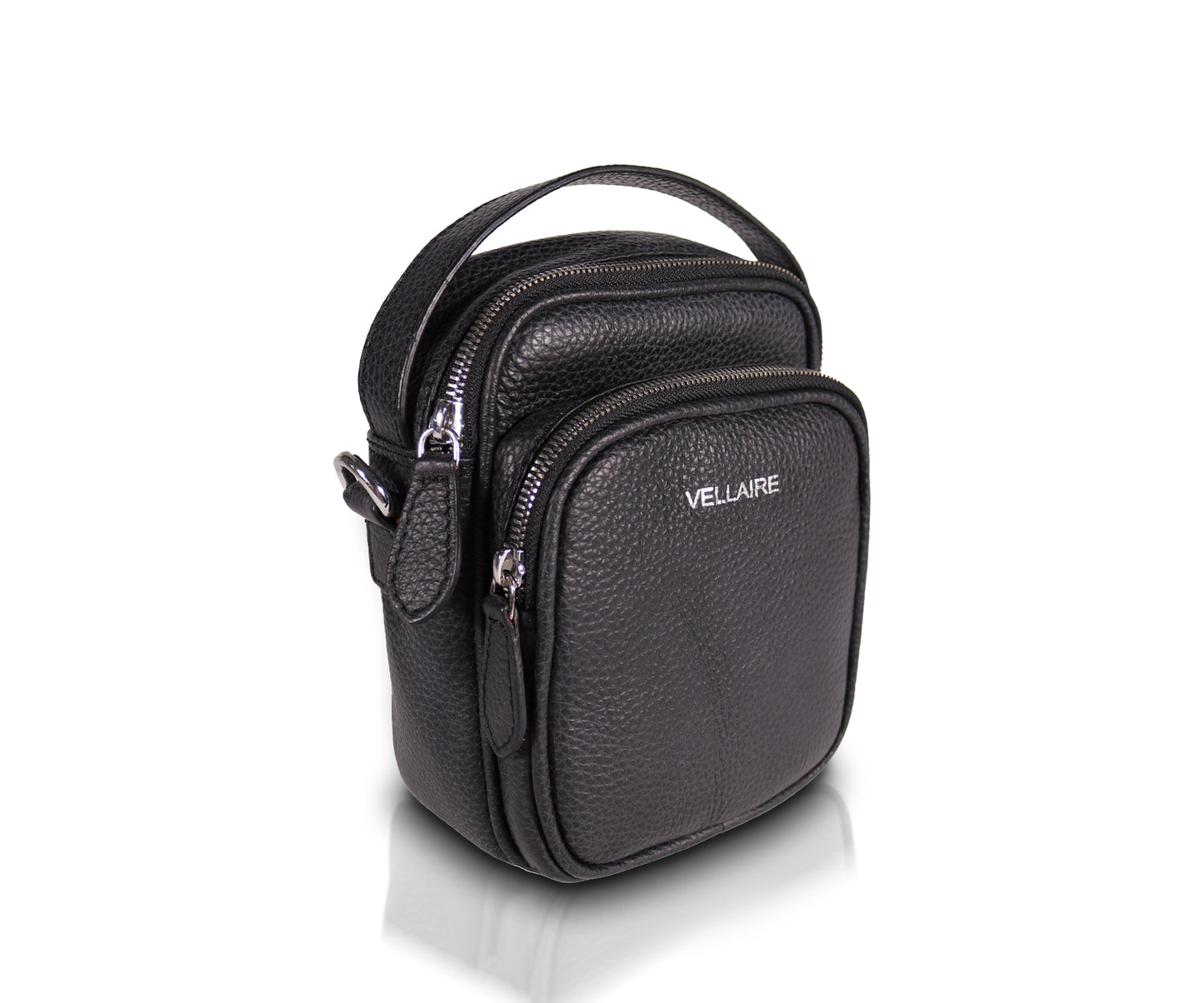 Leather Sling Bag | Black