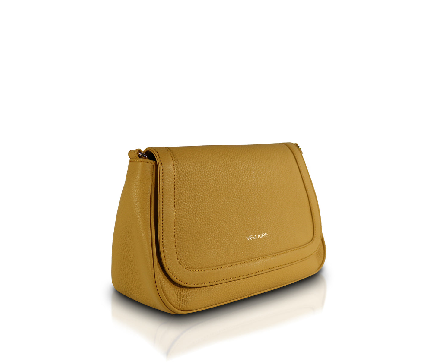Leather Chic Shoulder Bag | White