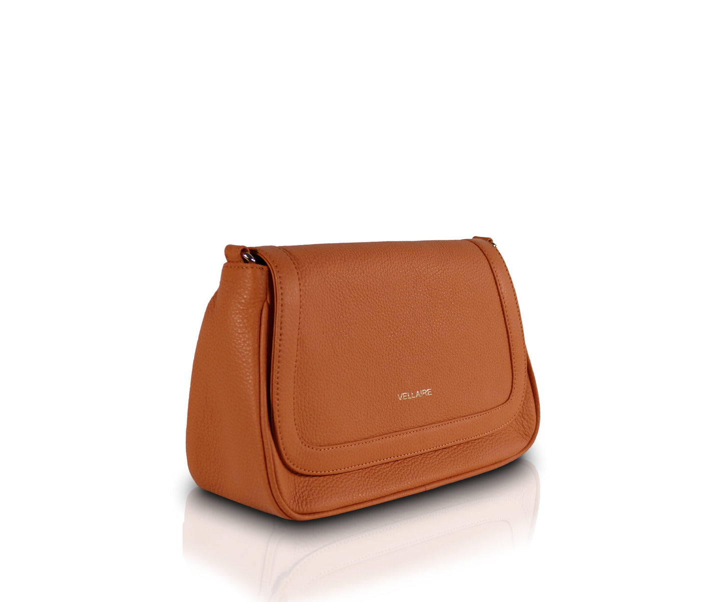 Leather Chic Shoulder Bag | Mustard
