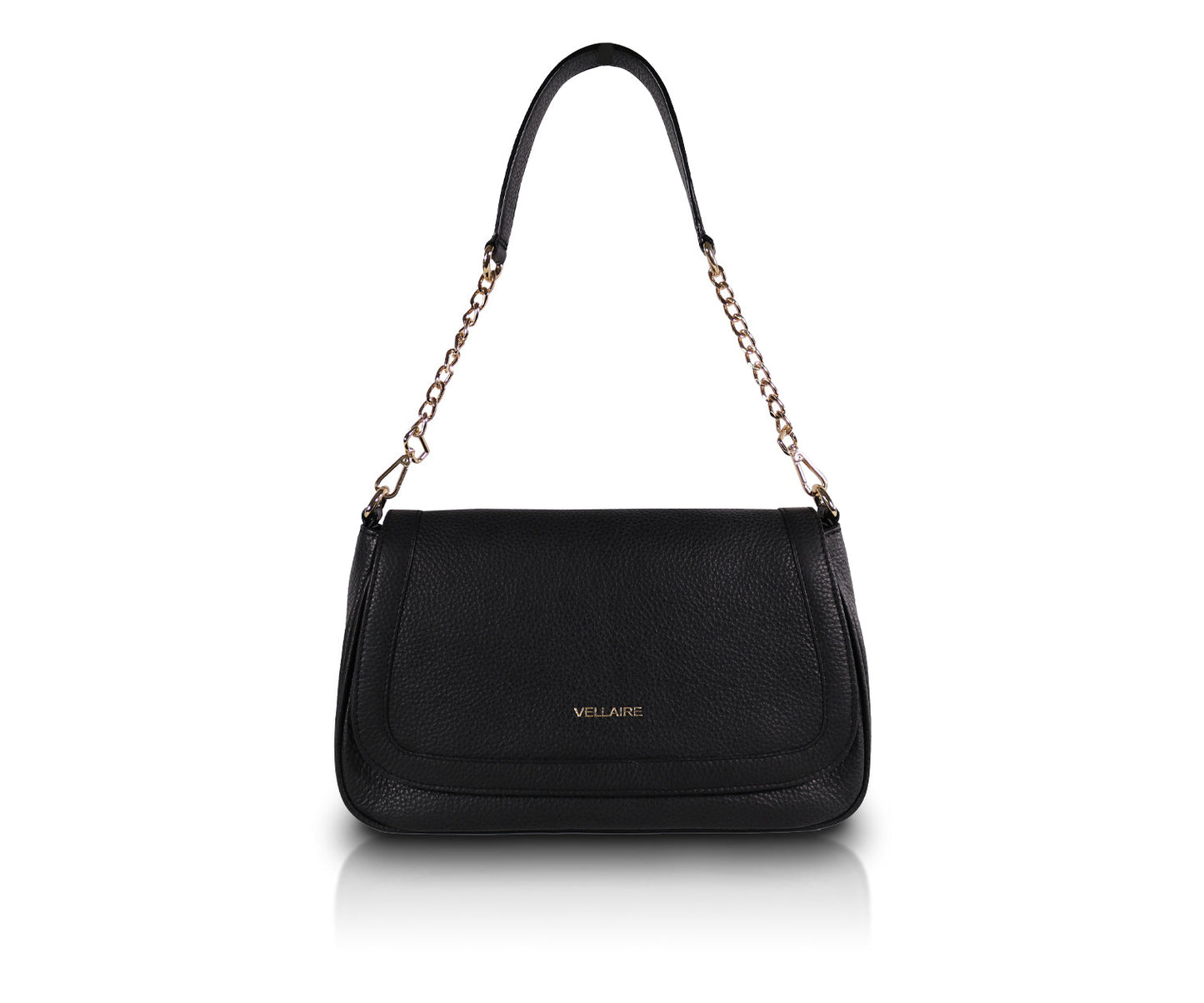 Leather Chic Shoulder Bag | Mustard