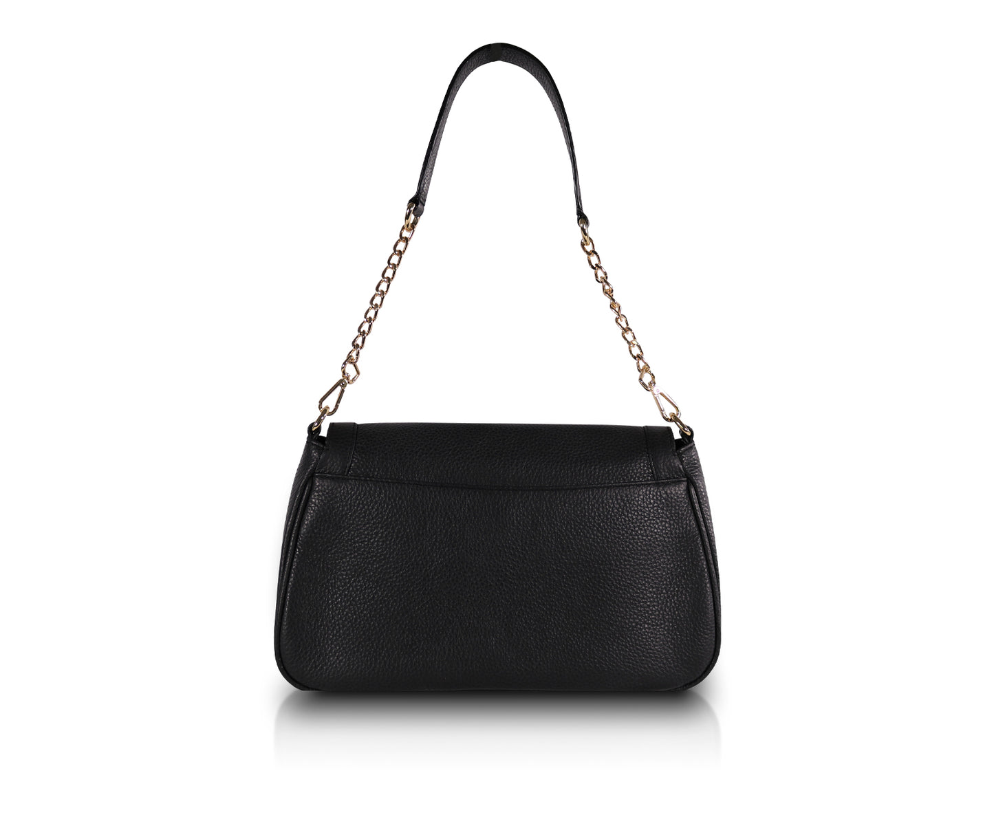 Leather Chic Shoulder Bag | White