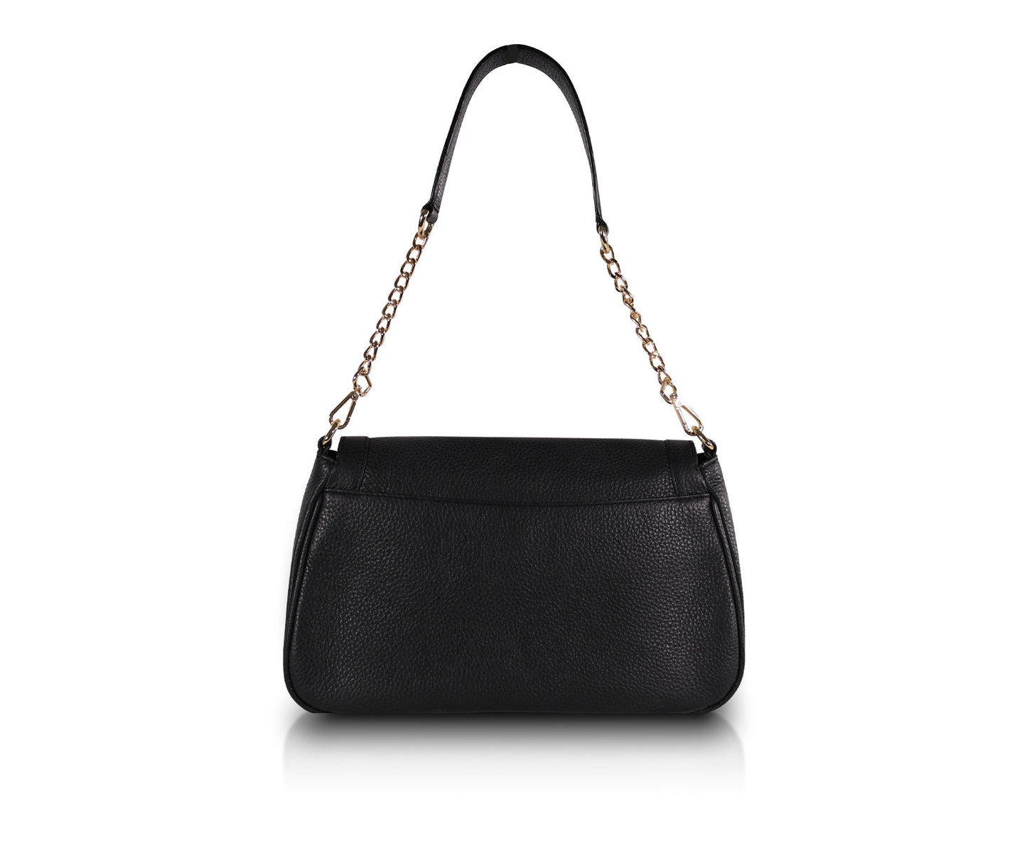 Leather Chic Shoulder Bag | Mustard