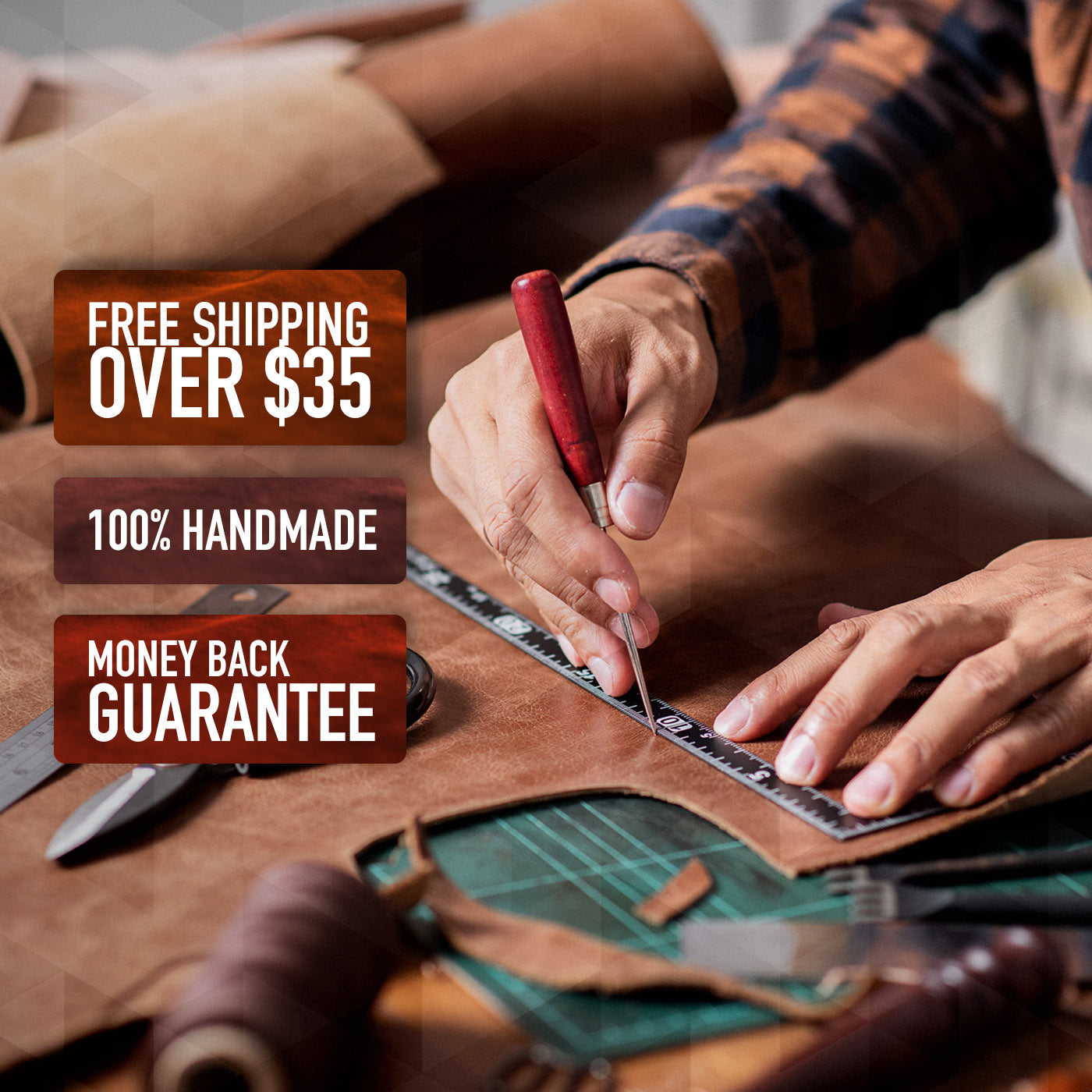 handmade leather goods