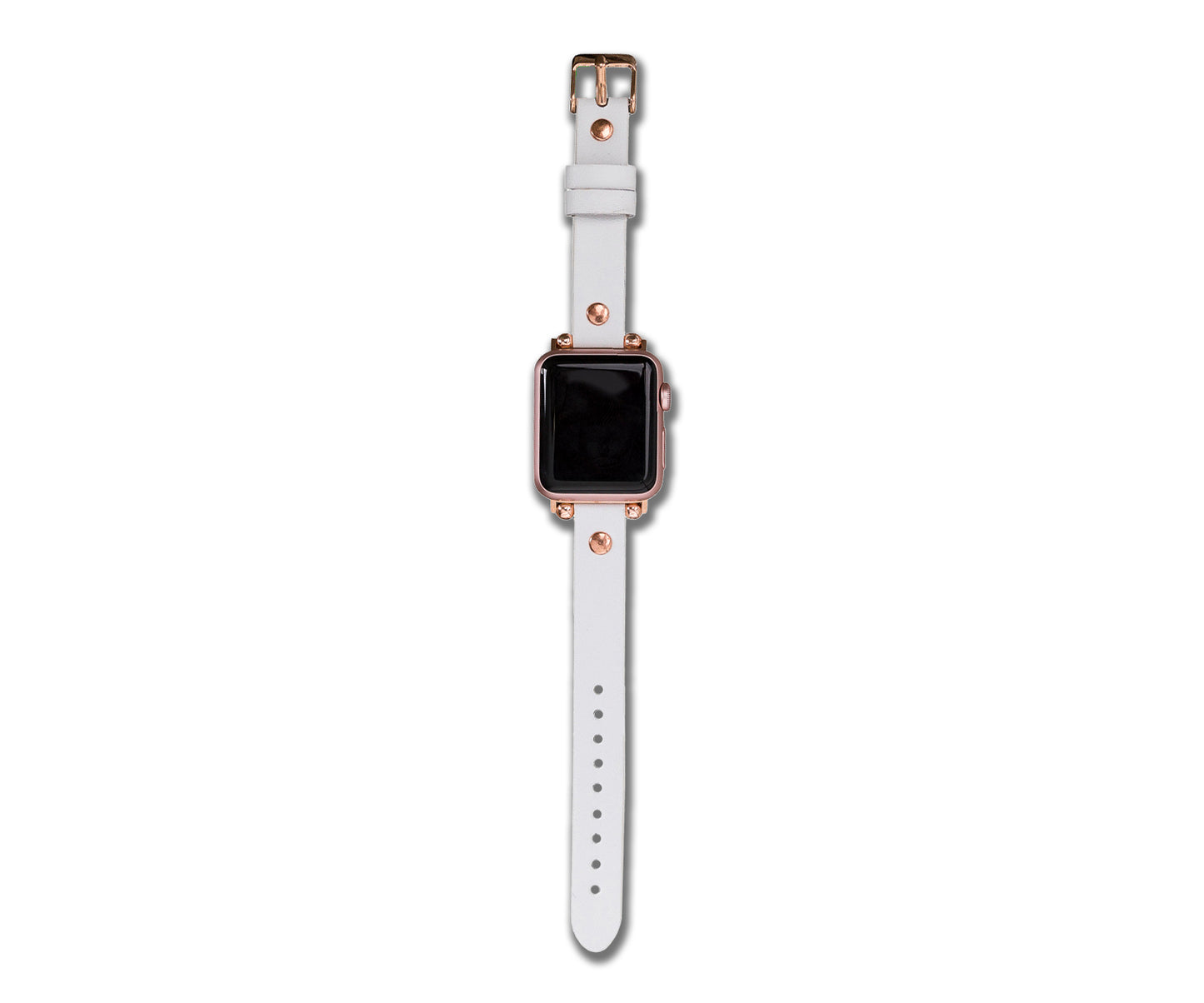 Beaded Leather Apple Watch Band