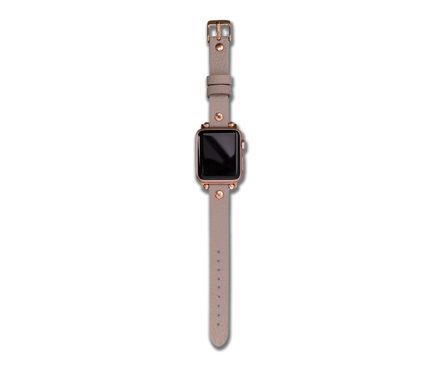 Beaded Leather Apple Watch Band
