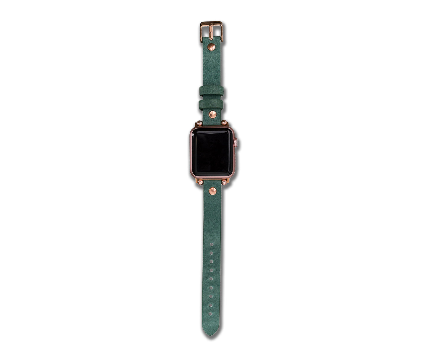 Beaded Leather Apple Watch Band