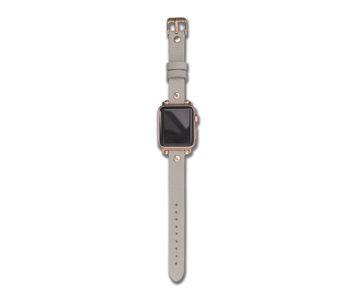 Beaded Leather Apple Watch Band