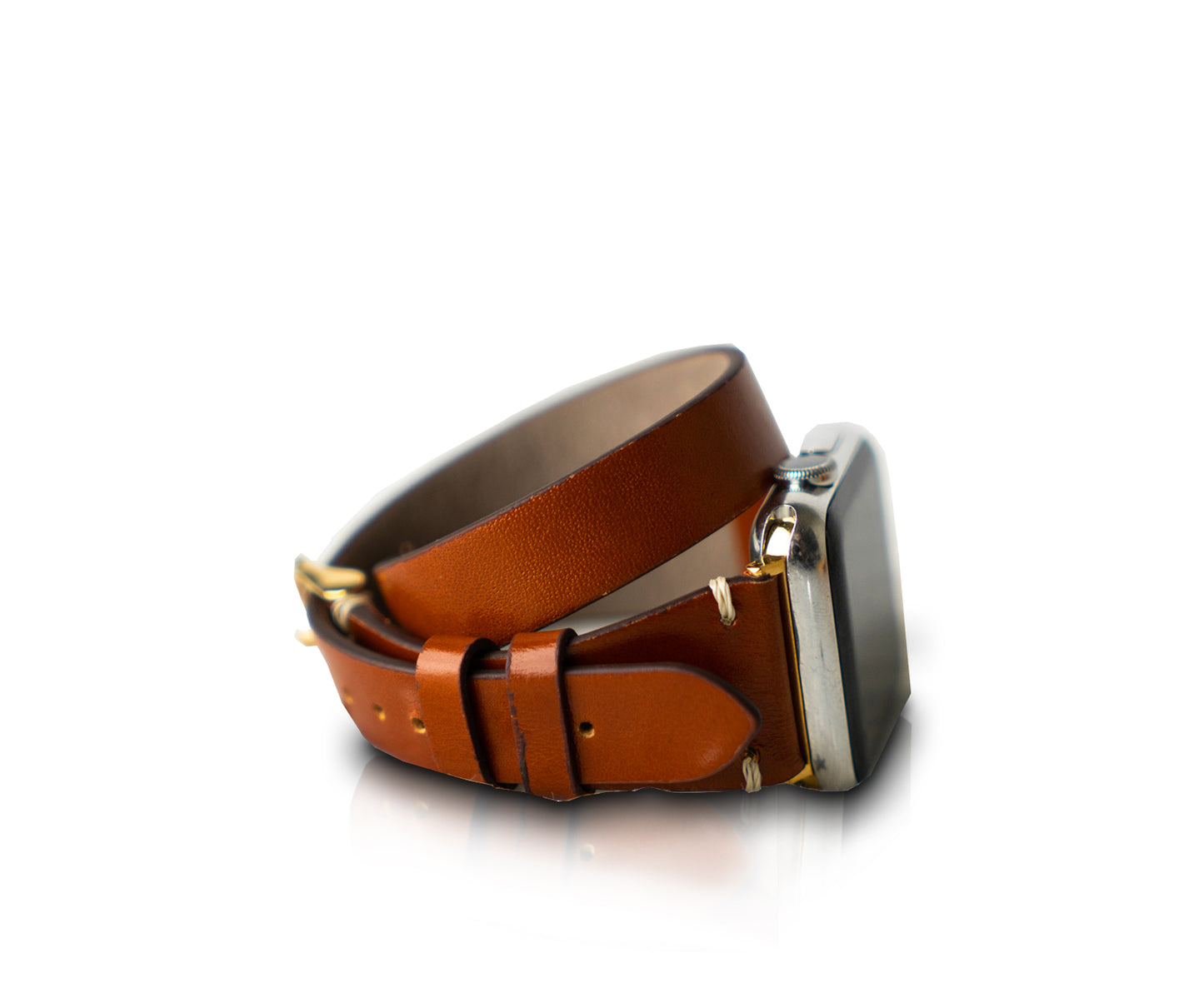 Double Tour Leather Apple Watch Band
