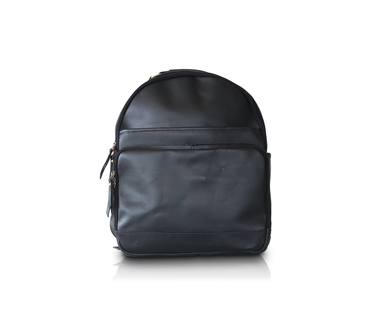 Leather Backpack w/ Laptop Compartment | B