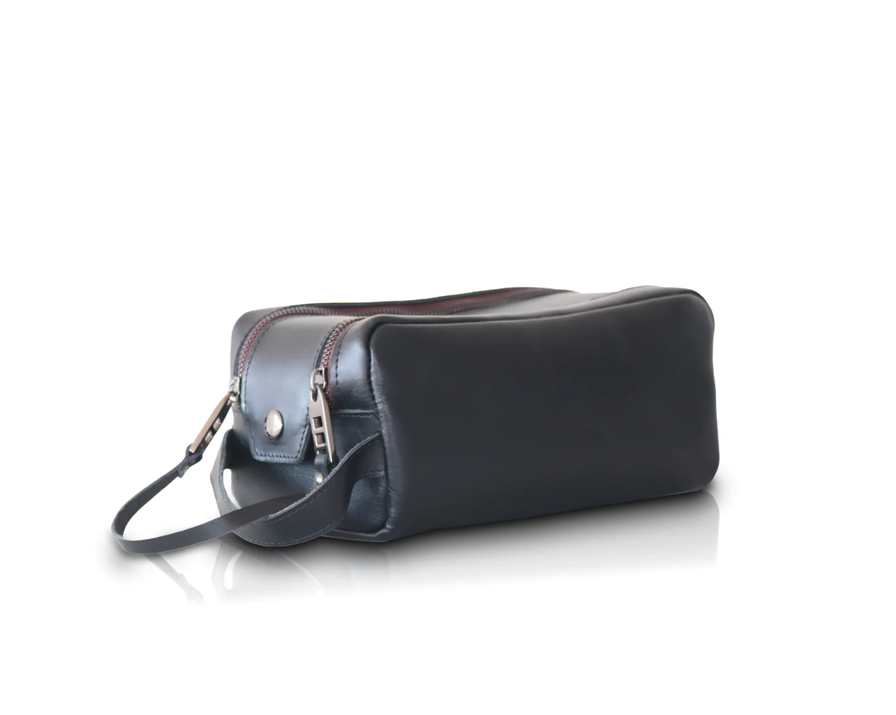 Personalized Leather Groomsmen Toiletry Bag
