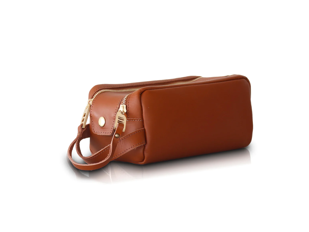 Personalized Leather Groomsmen Toiletry Bag