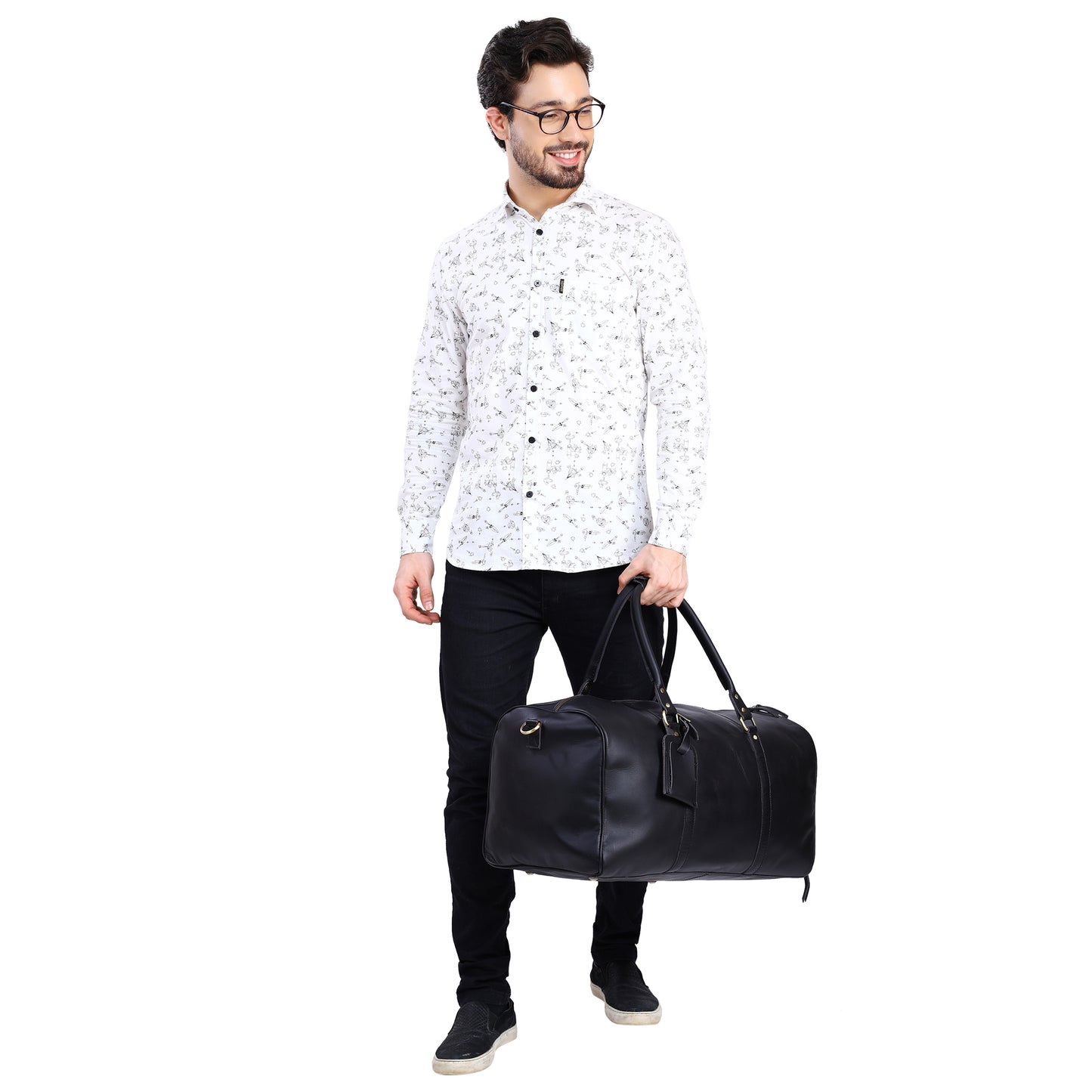 Leather Duffle Bag X-Large | B