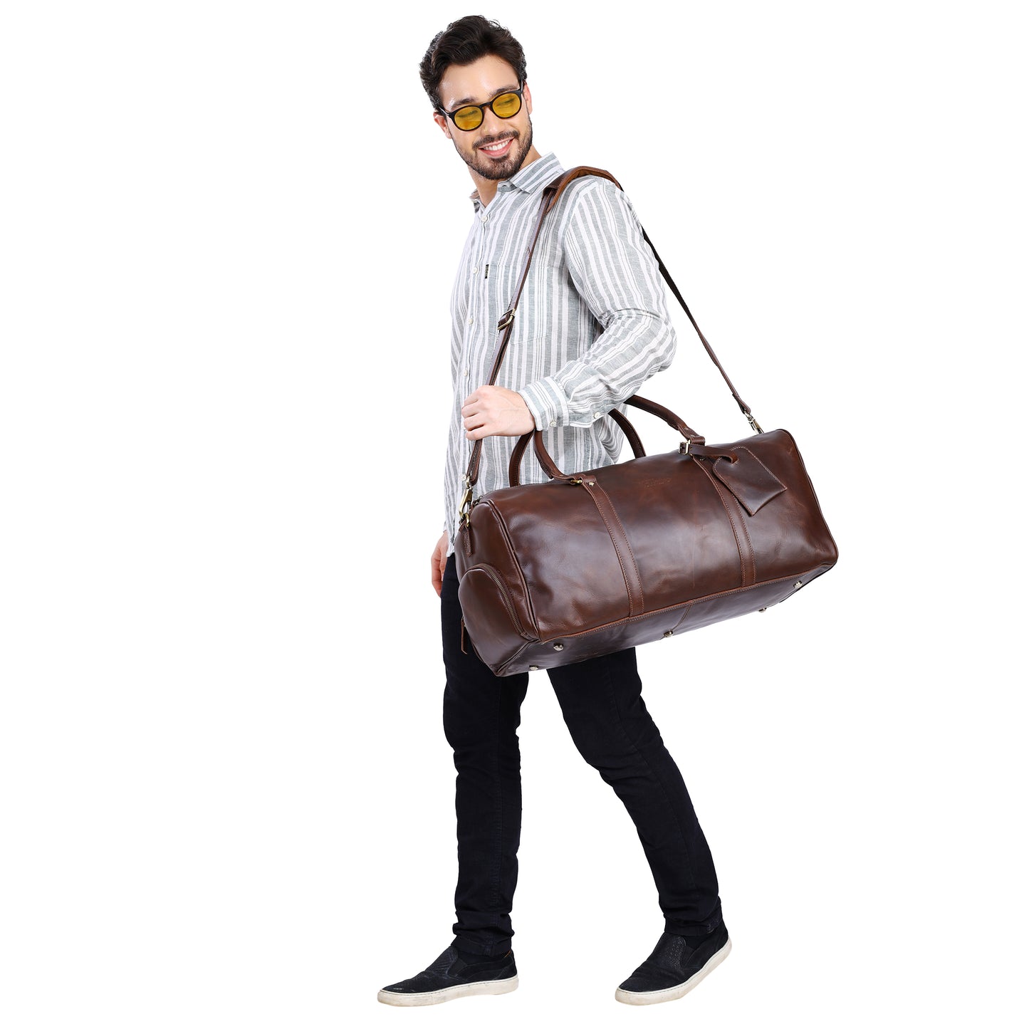 Leather Duffle Bag X-Large | DB